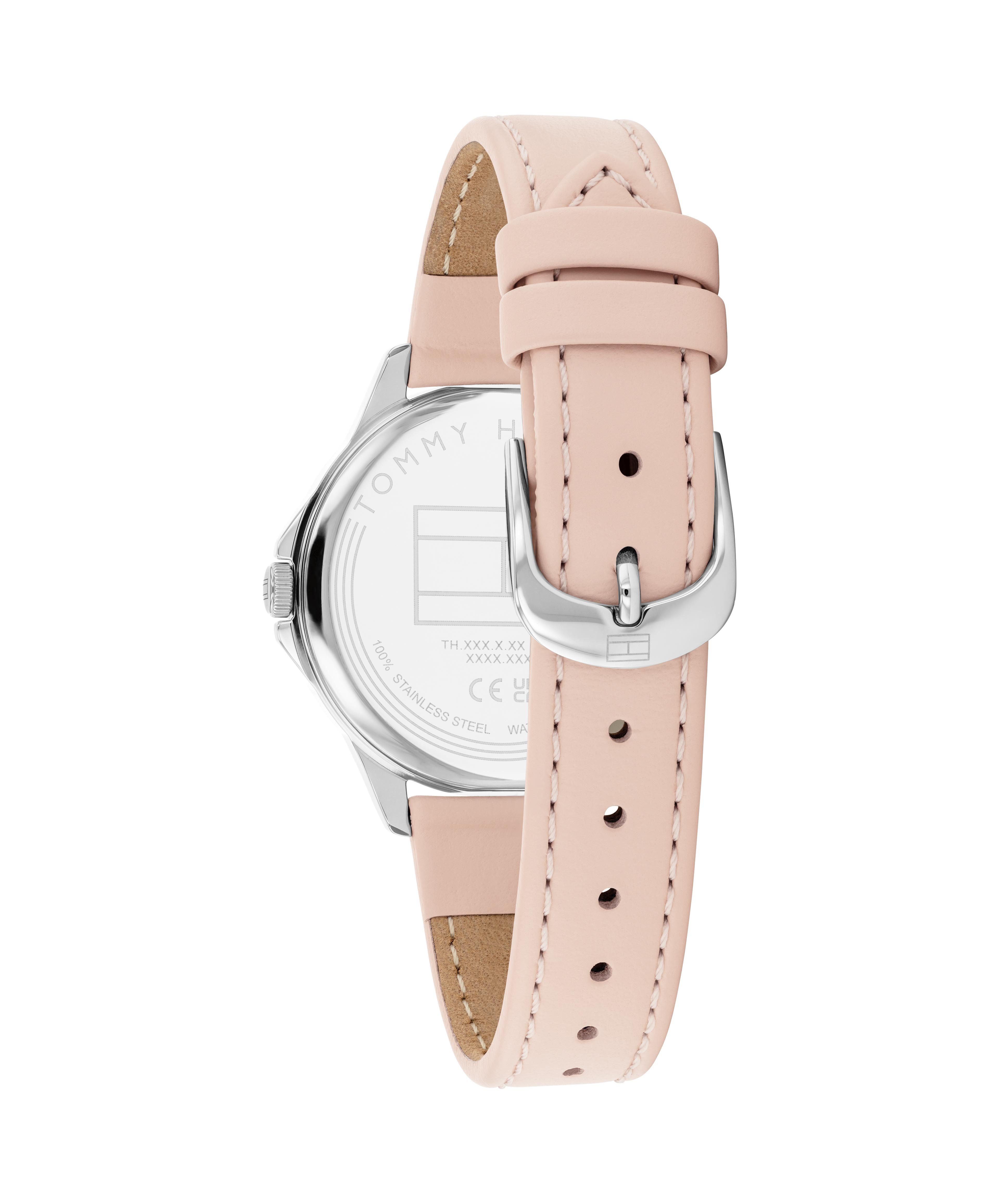 Tommy Hilfiger Quarzuhr CHLOE 1782865, Armbanduhr, Damenuhr, Lederarmband, analog
