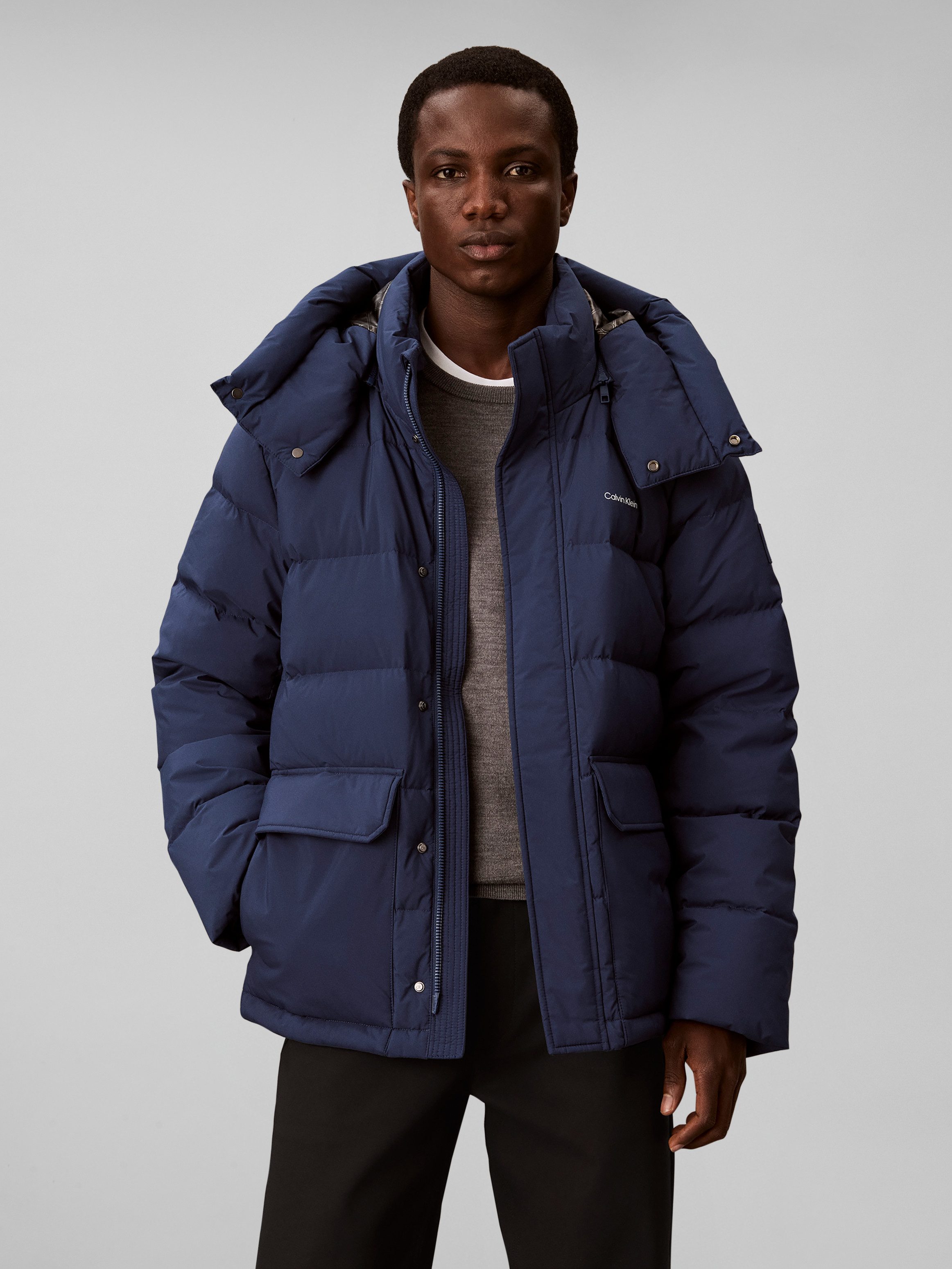 Calvin Klein Steppjacke MATTE DOWN PUFFER Regular fit mit Kapuze
