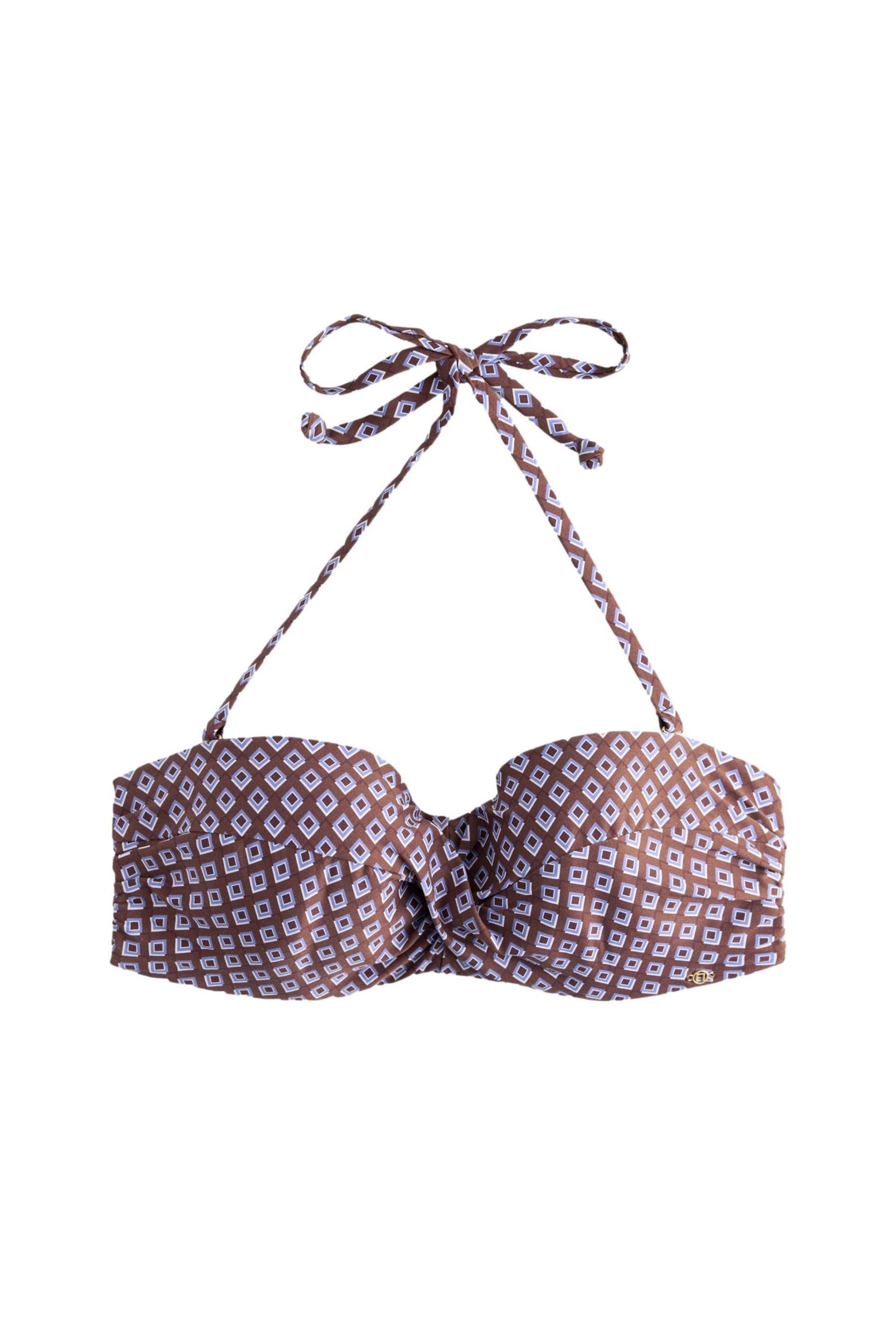 Next Bügel-Bandeau-Bikini-Top Wattiertes Bandeau-Bikinioberteil mit Bügel (1-St)