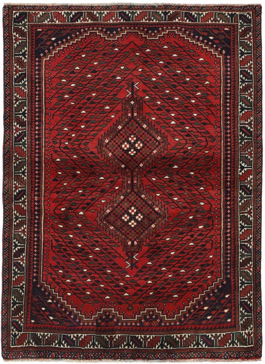 Orientteppich Shiraz 151x206 Handgeknüpfter Orientteppich / Perserteppich, Nain Trading, rechteckig, Höhe: 10 mm