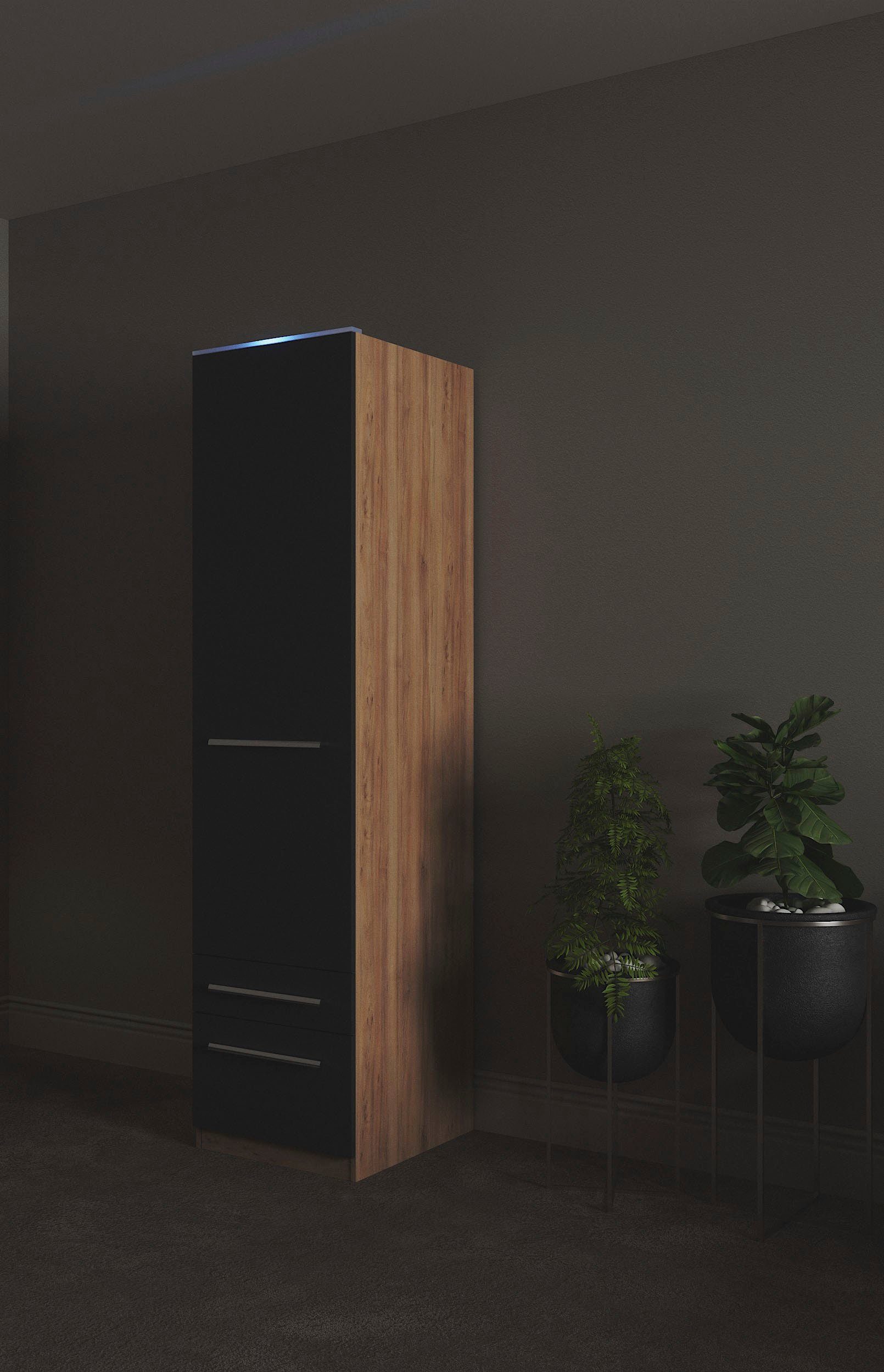priess Kleiderschrank "Schrank Garderobe Wäscheschrank Barcelona in 5 Breit günstig online kaufen