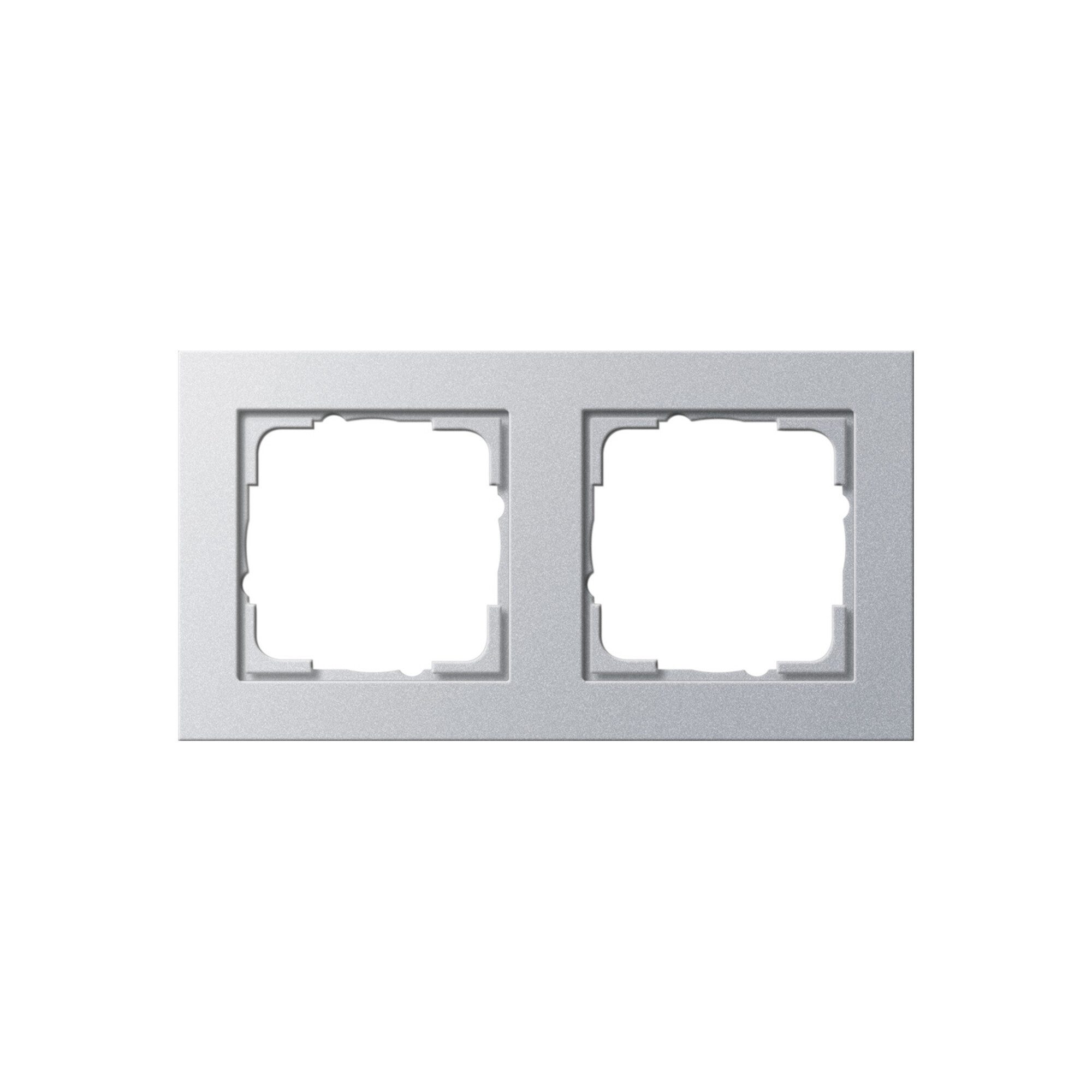 GIRA Gira Abdeckrahmen 2f.alu E2 021225 Installationskabel