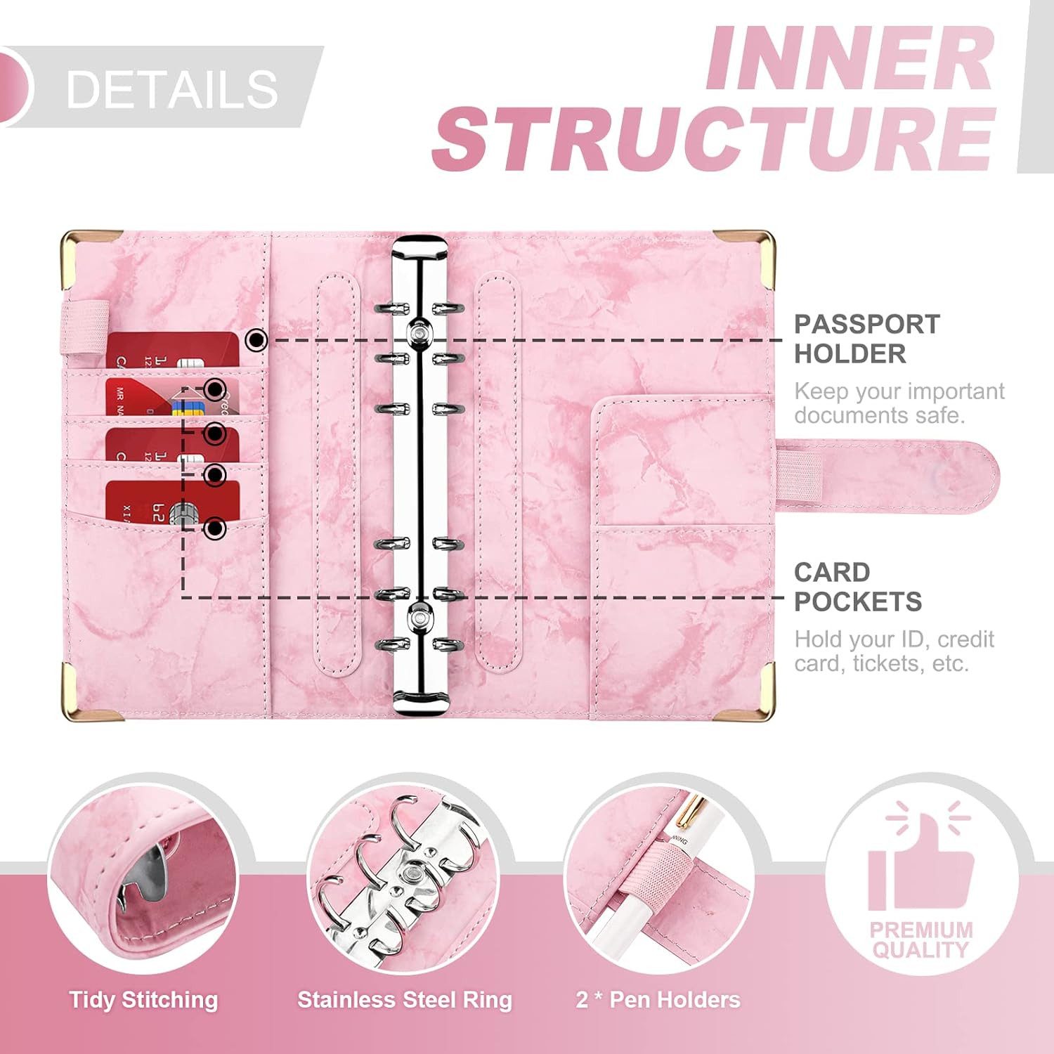 RWEUOQ Ringbuchmappe Budget Binder A6 Budgetplaner günstig online kaufen