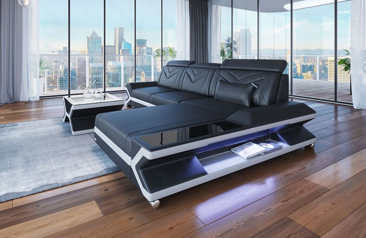Sofa Dreams Ecksofa Ledercouch Ledersofa Napoli günstig online kaufen