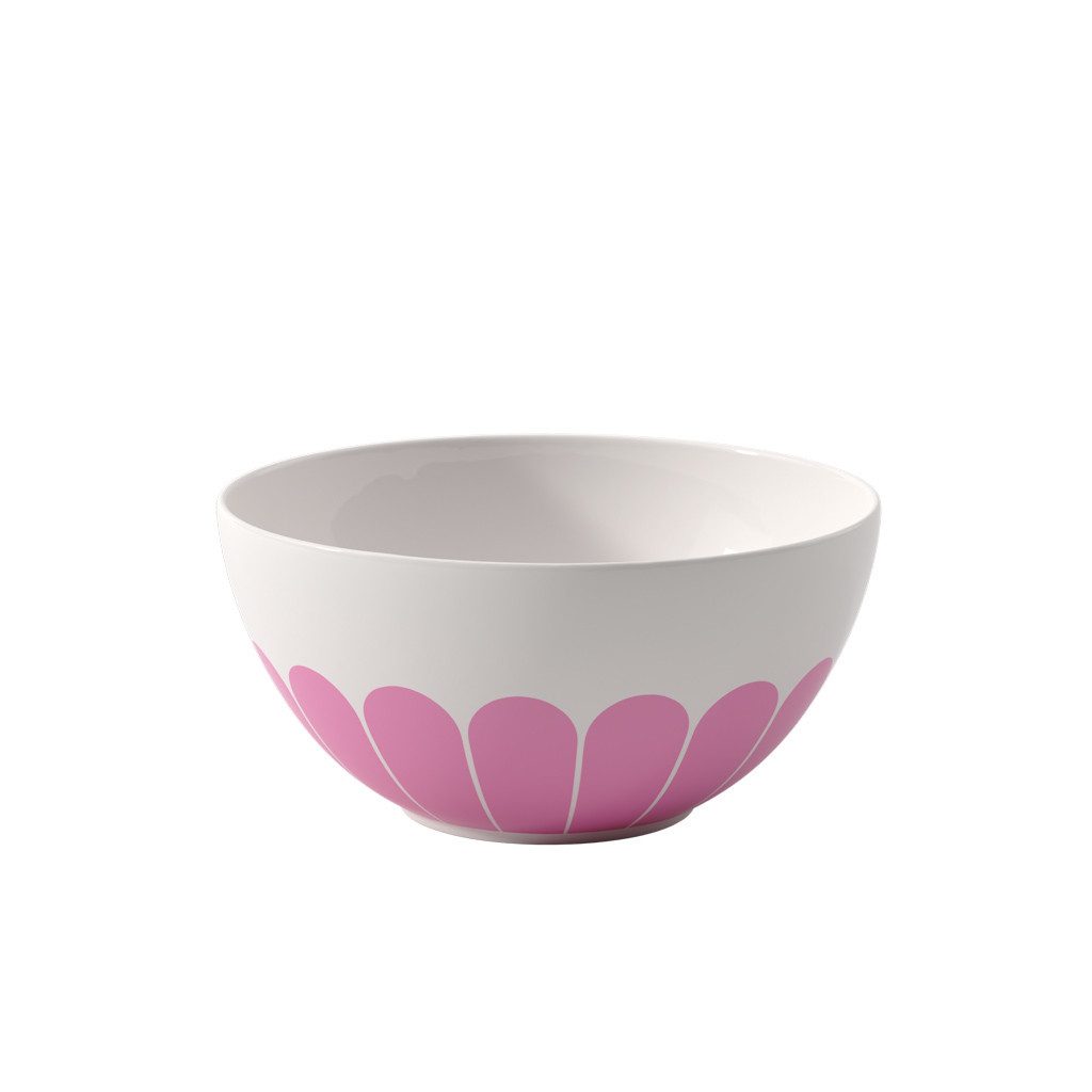 Villeroy & Boch Salatschüssel Fleur couleur Salat-/Servierschüssel 24x24x12cm, Porzellan, (1-tlg)