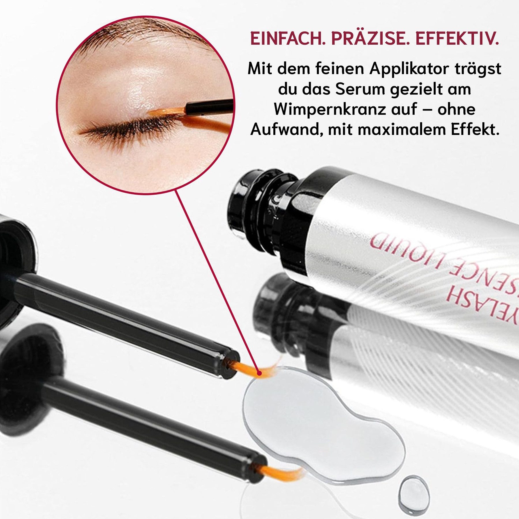 Iconsign Wimpernserum Augenbrauen Serum Wimpernwachstum Wachstum Eyelashserum Essence, 1-tlg., Wimpernserum, Lifting, Wimpernpflege