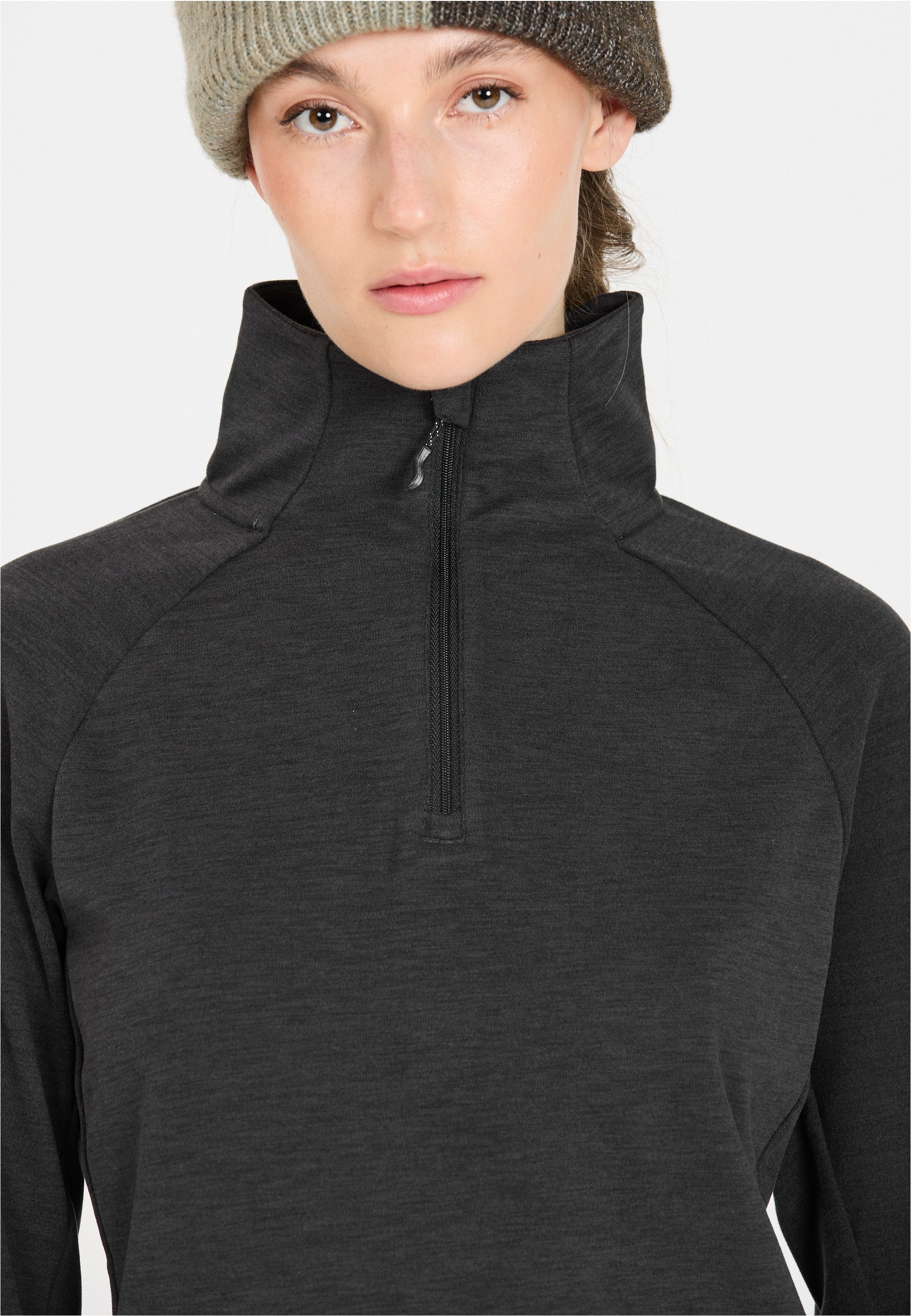 WHISTLER Funktionsshirt Kajsa mit wärmendem Stehkragen und Halbreißverschluss