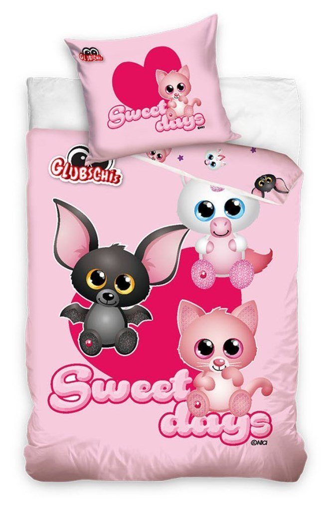 Kinderbettwäsche NICI Glubschis: Das Original – Bettwäsche Wendebettwäsche Set 2-teilig