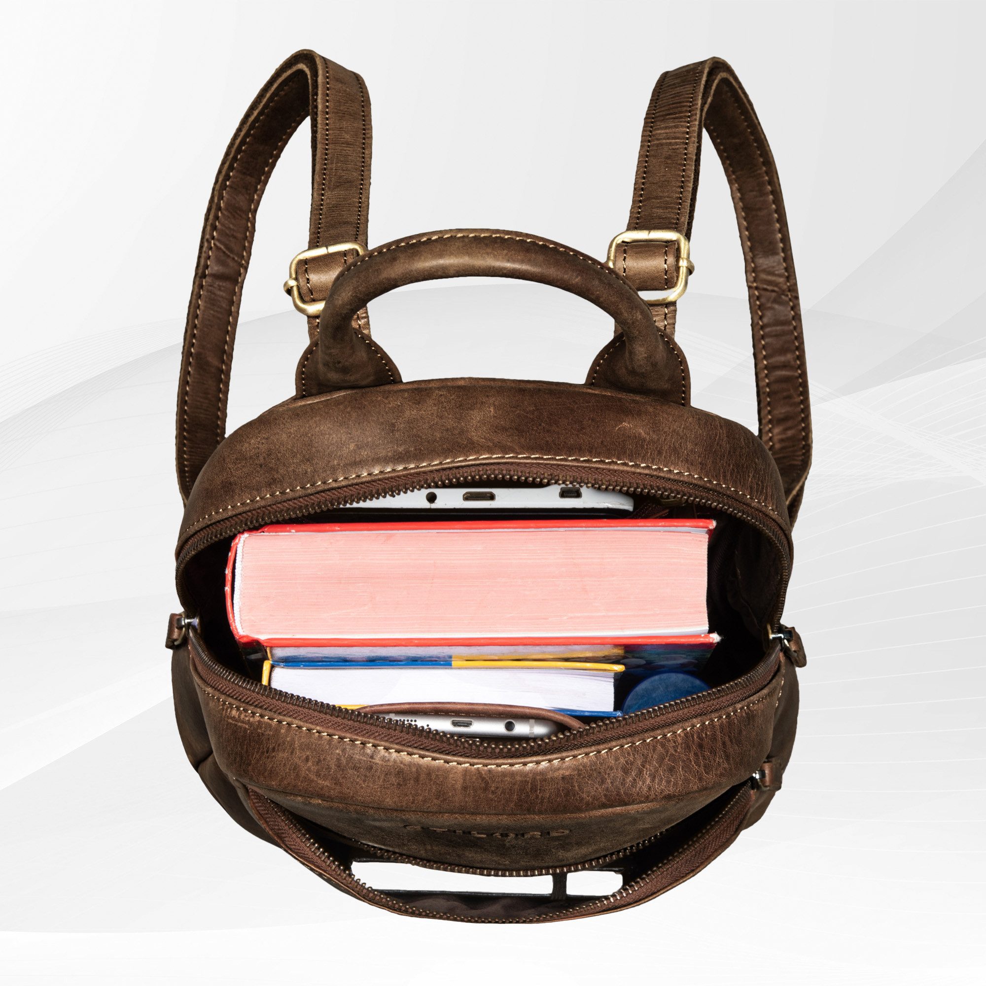 STILORD Cityrucksack "Ruby" Daypack Damen Leder