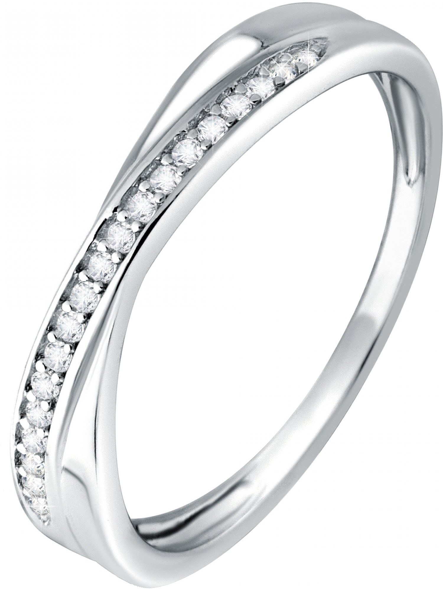 CHRIST Silberring CHRIST Damen-Ring 925er Silber, recycelt Zirkonia, Zirkon günstig online kaufen