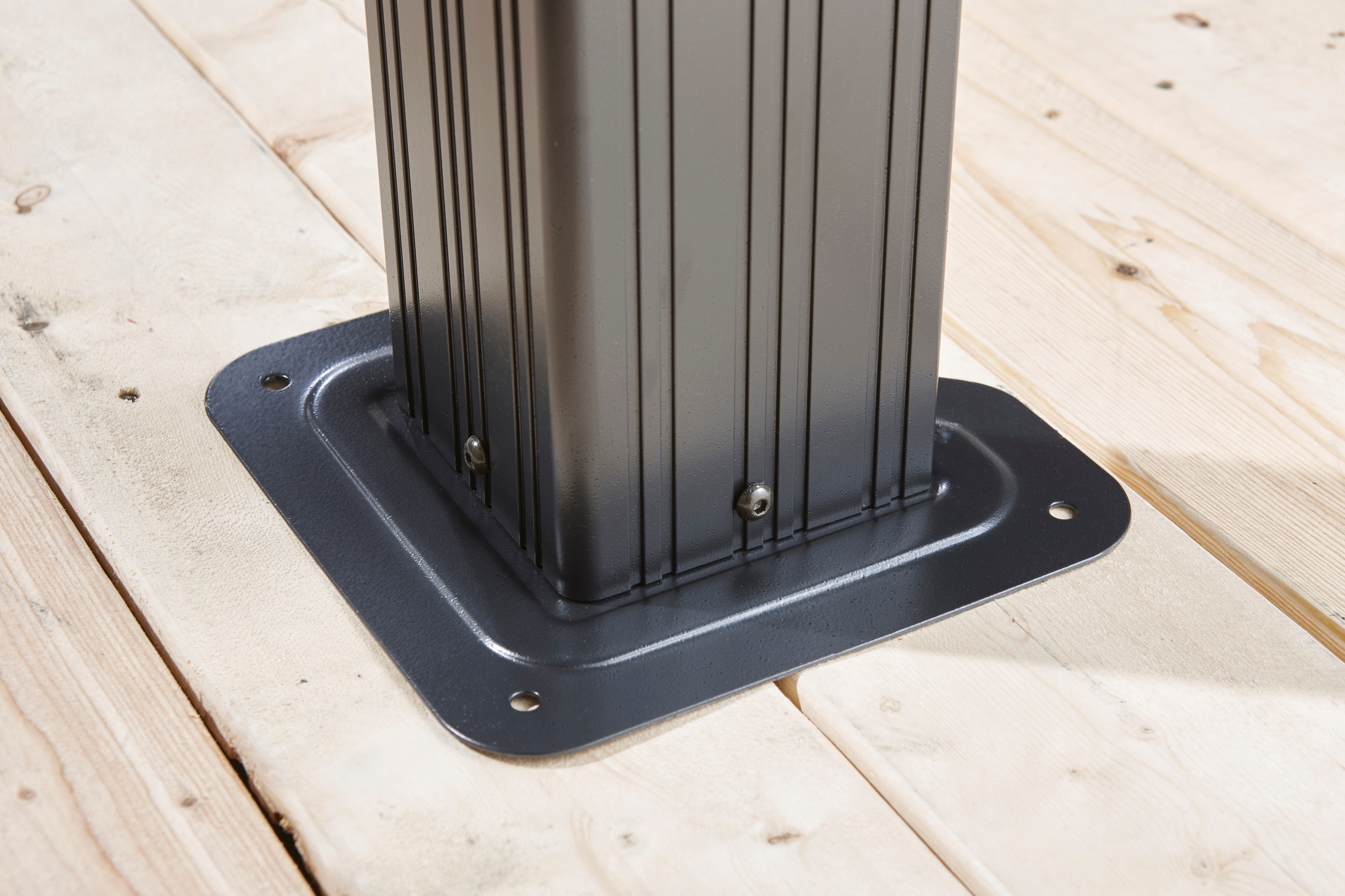 Sojag Pavillon Mykonos, mit Stahldach und Moskitonetzen, winterfest