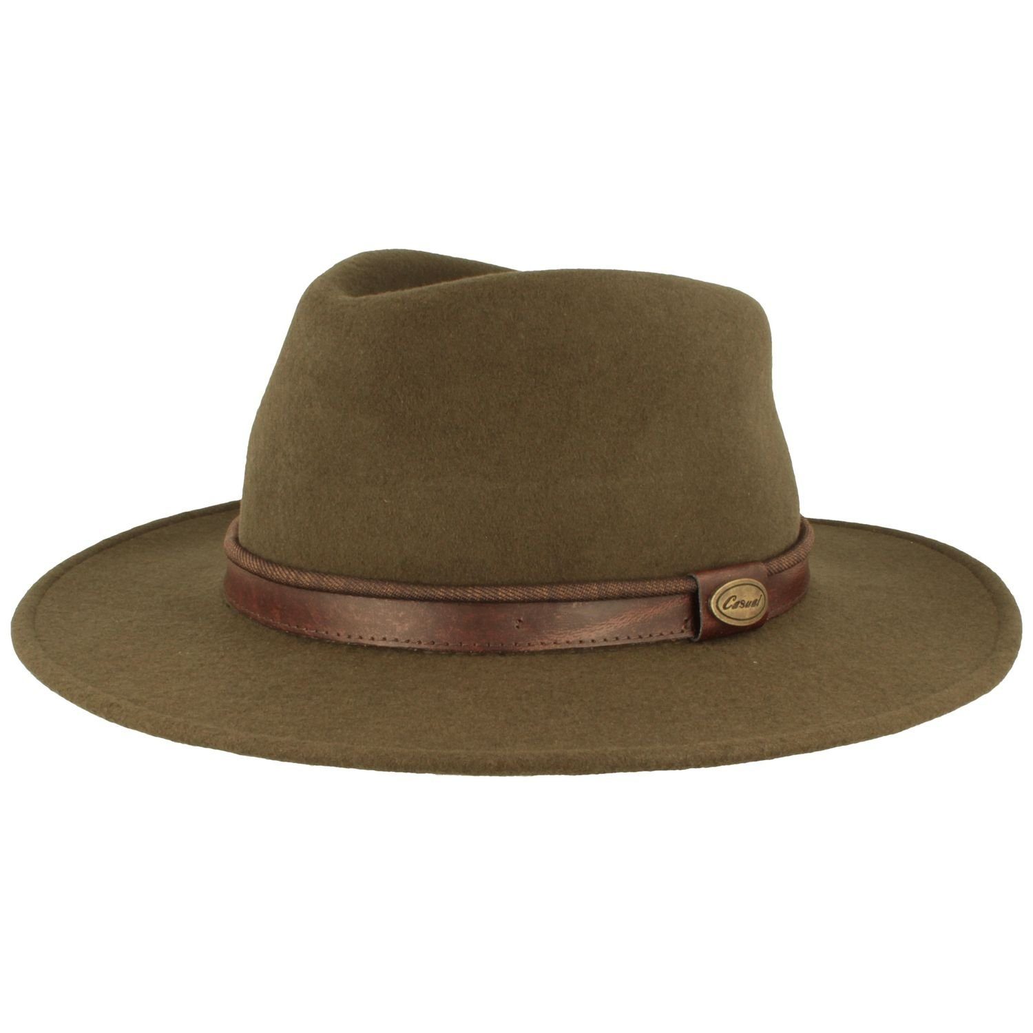 Breiter Filzhut rollbar aus Wollfilz günstig online kaufen
