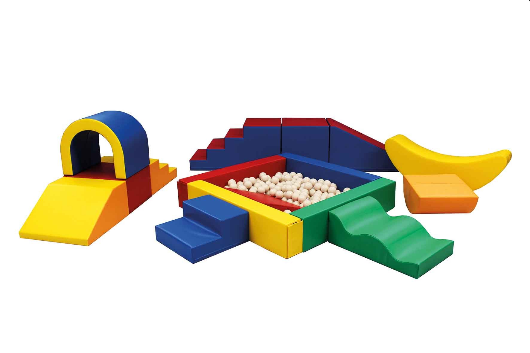 IGLUSoftplay IGLU Soft play Spielbausteine 13 XL Schaumstoff Softbausteine Spielset Spielbausteine