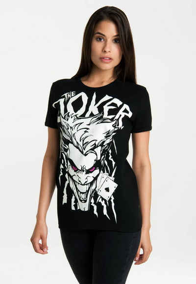 LOGOSHIRT T-Shirt The Joker mit lizenziertem Originaldesign