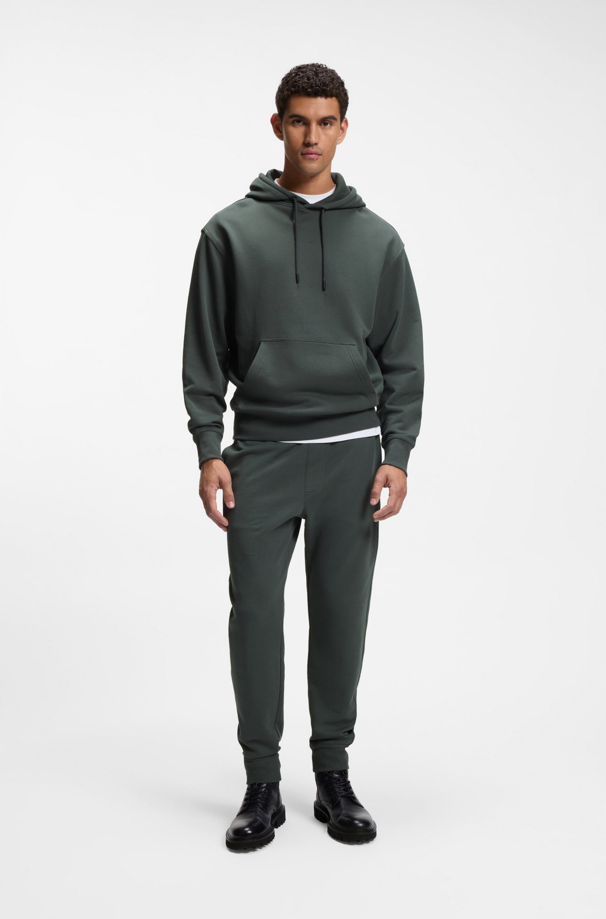 BOSS ORANGE Kapuzensweatshirt WeSmallhood mit Kängurutasche – Bild 3 von 5