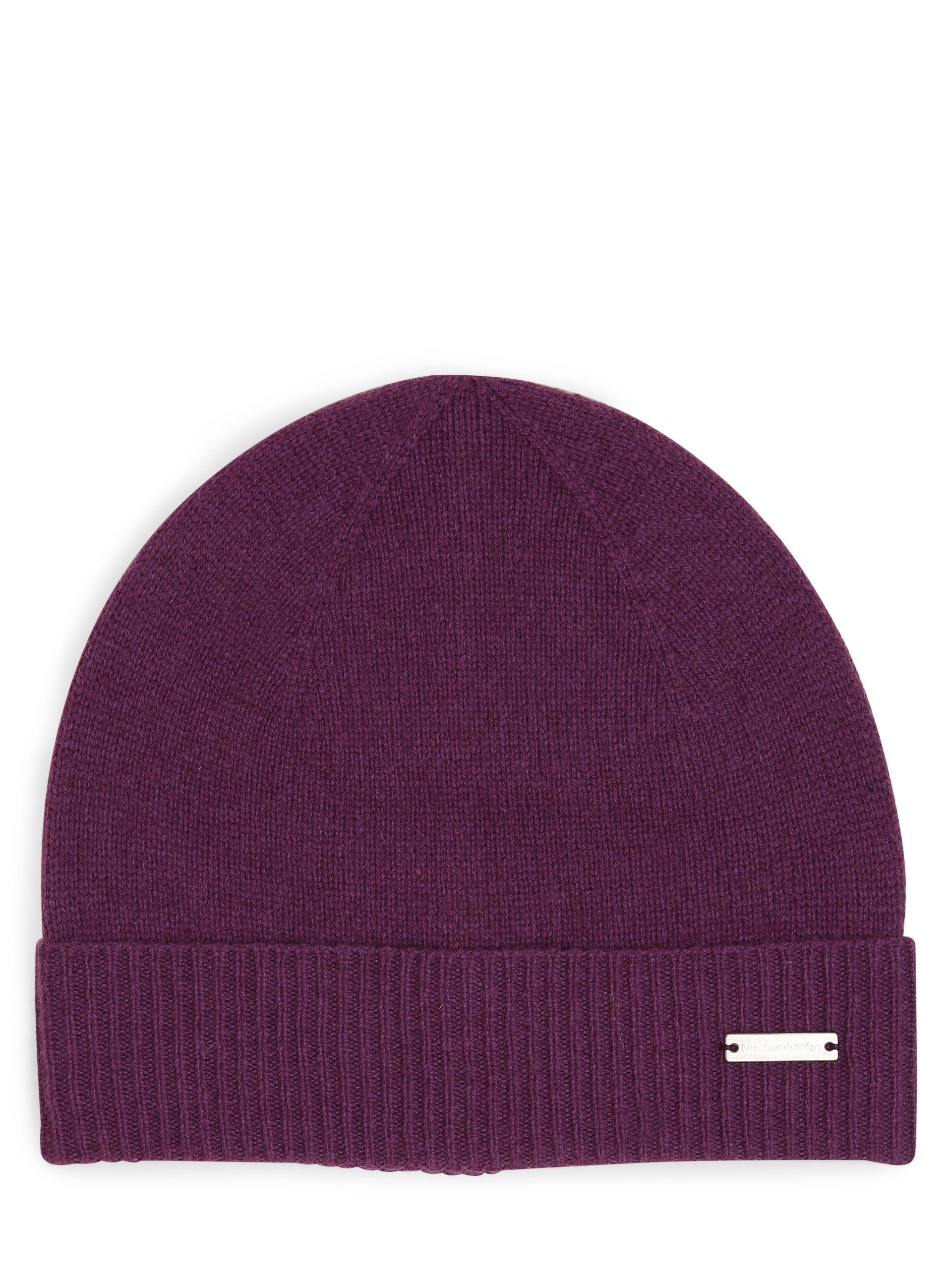 Nils Sundström Beanie aubergine