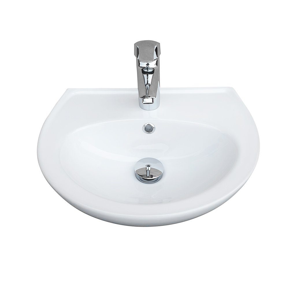 Belvit Waschbecken BV-WB4301 (einzel, 1-St), Waschbecken günstig online kaufen