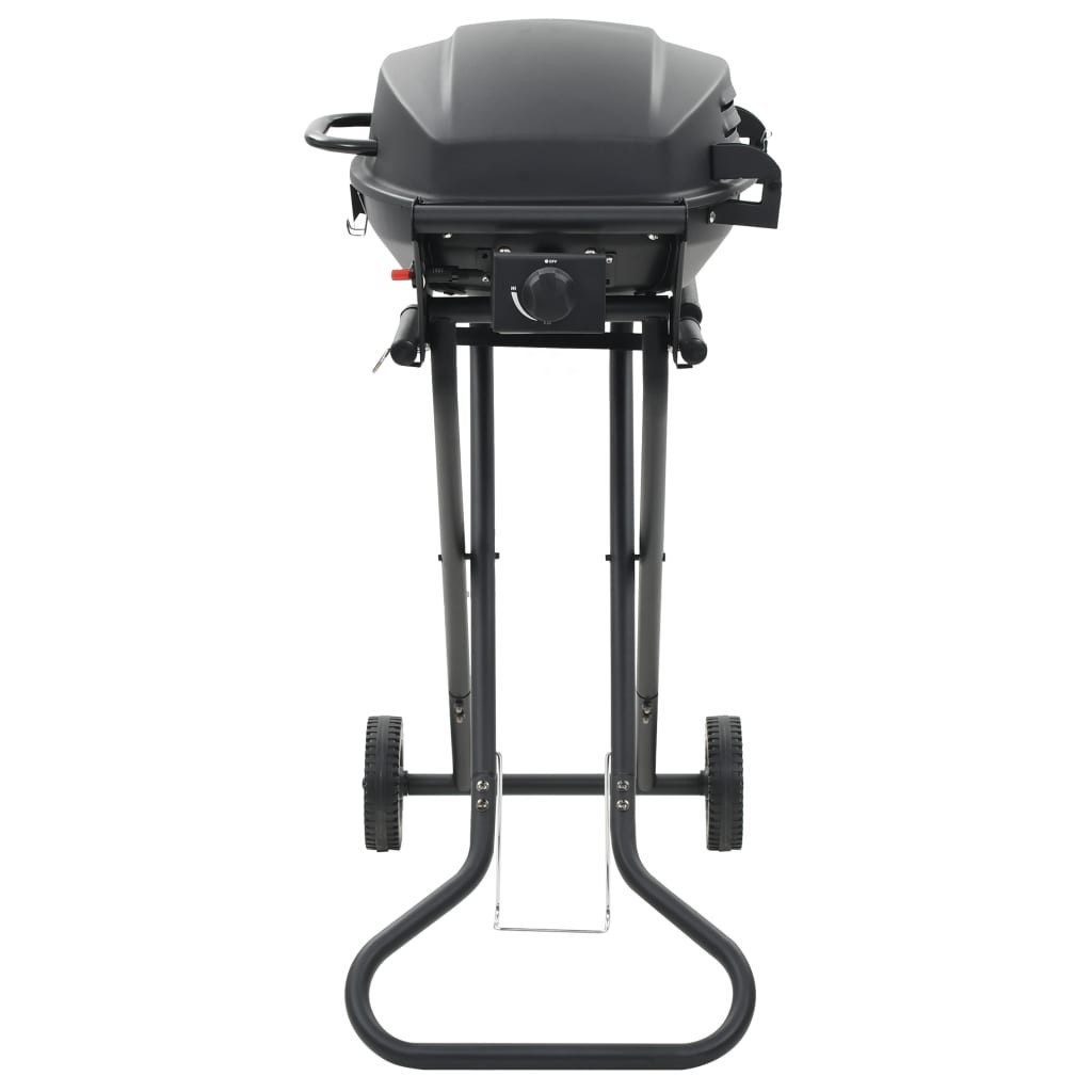 vidaXL Gasgrill Gasgrill Tragbar mit Kochzone Schwarz