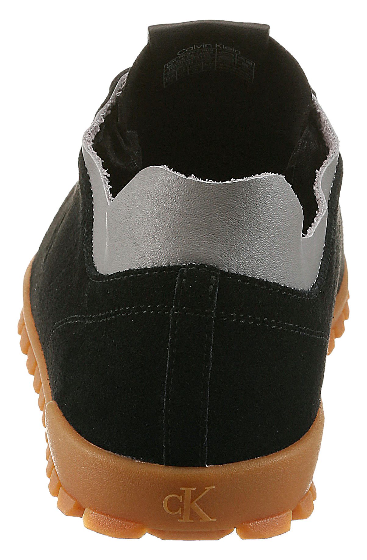 Calvin Klein LOW PROFILE RUN MG SUE DB LACES Sneaker Freizeitsneaker, Halbschuh, Schnürschuh mit Profilsohle