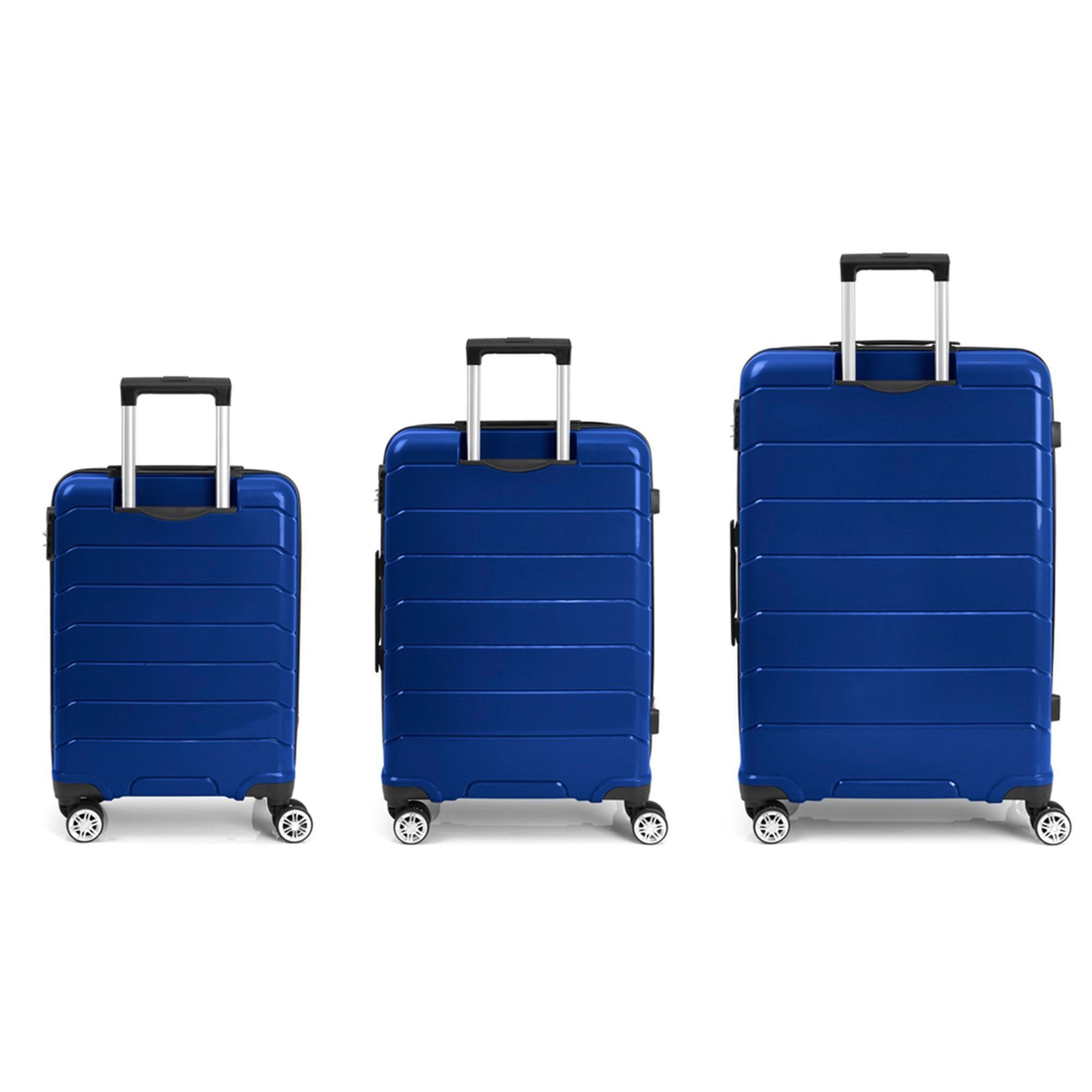 Trolleyset Rollen, Gabol (3-teilig, 4 tlg), Midori, Polypropylen 3 blue