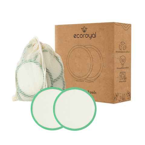 ecoroyal Make-up Schwamm 10 Abschminkpads waschbar&wiederverwendbare aus Bambus und Baumwolle, Set, 1 tlg., Pads, Bambus&Baumwolle