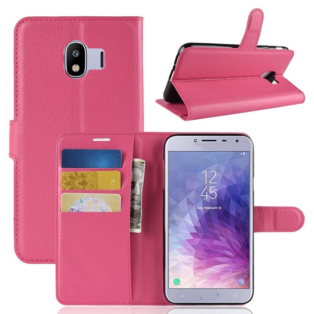CoverKingz Handyhülle Hülle für Samsung Galaxy J4 2018 Handyhülle Flip Case Schutzhülle Pink