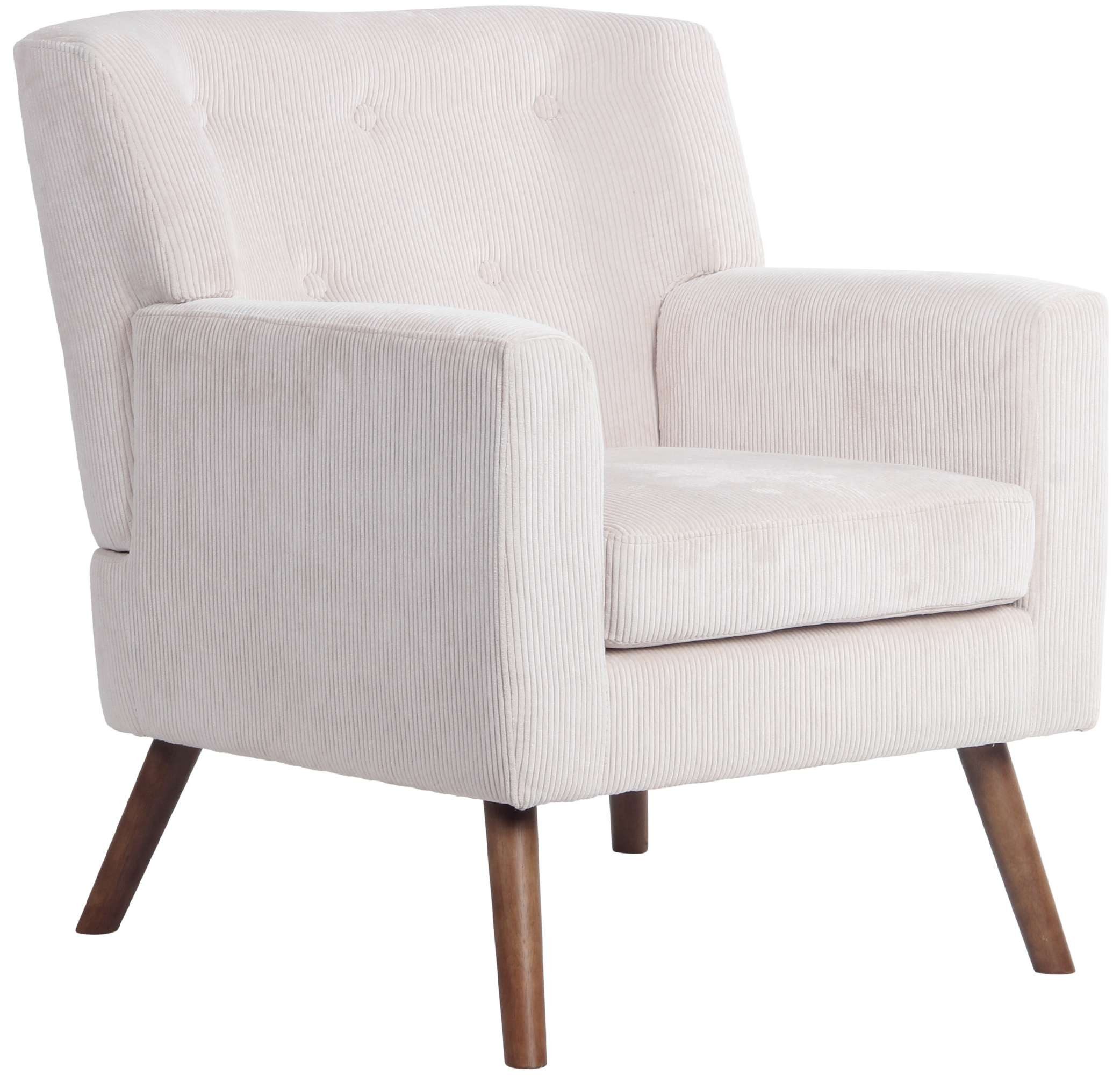 CLP Loungesessel Kioni, Cordbezug, Kautschukholz, bis 150 kg belastbar günstig online kaufen