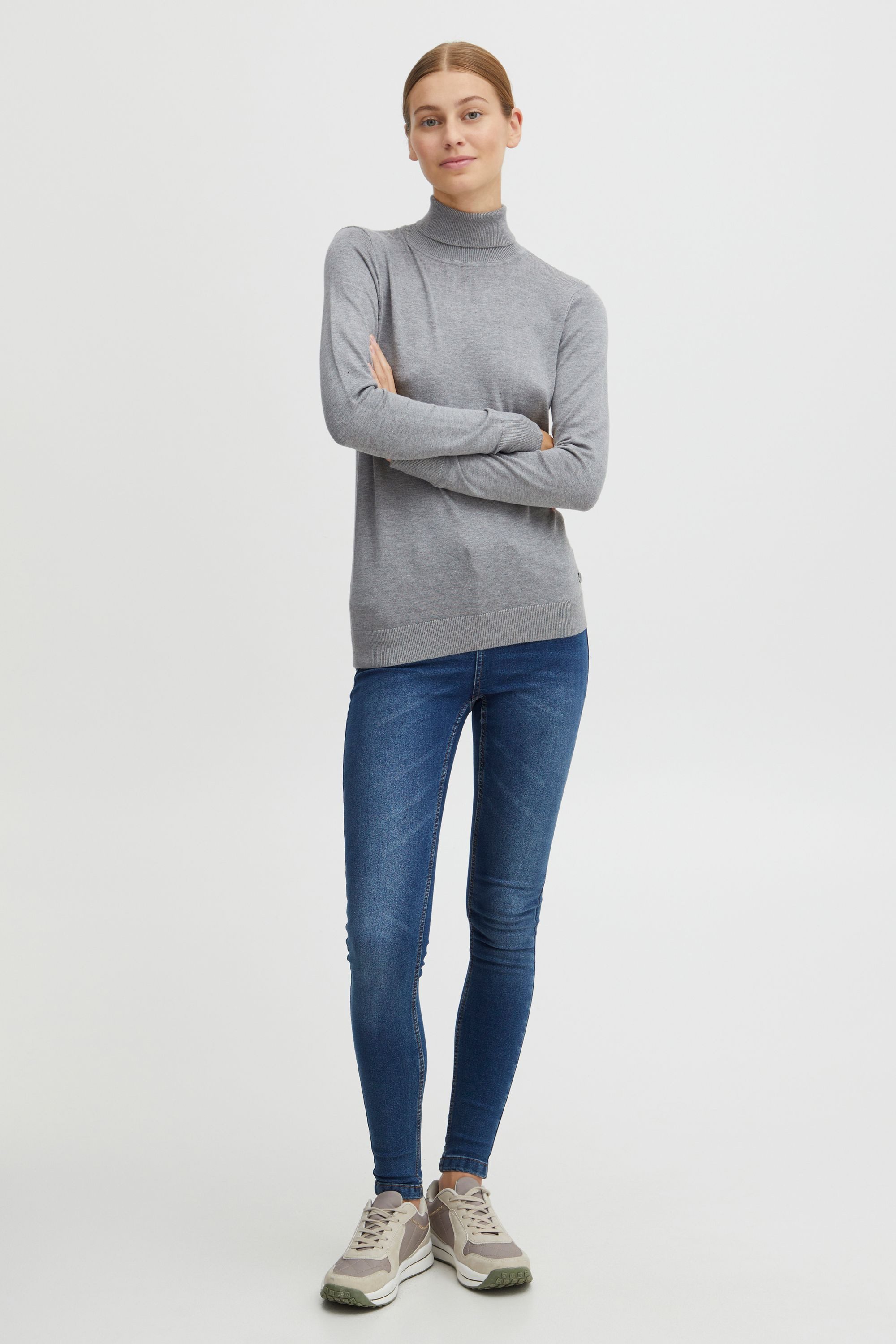 OXMO Rollkragenpullover OXKatja 21800091-ME Modischer Pullover günstig online kaufen