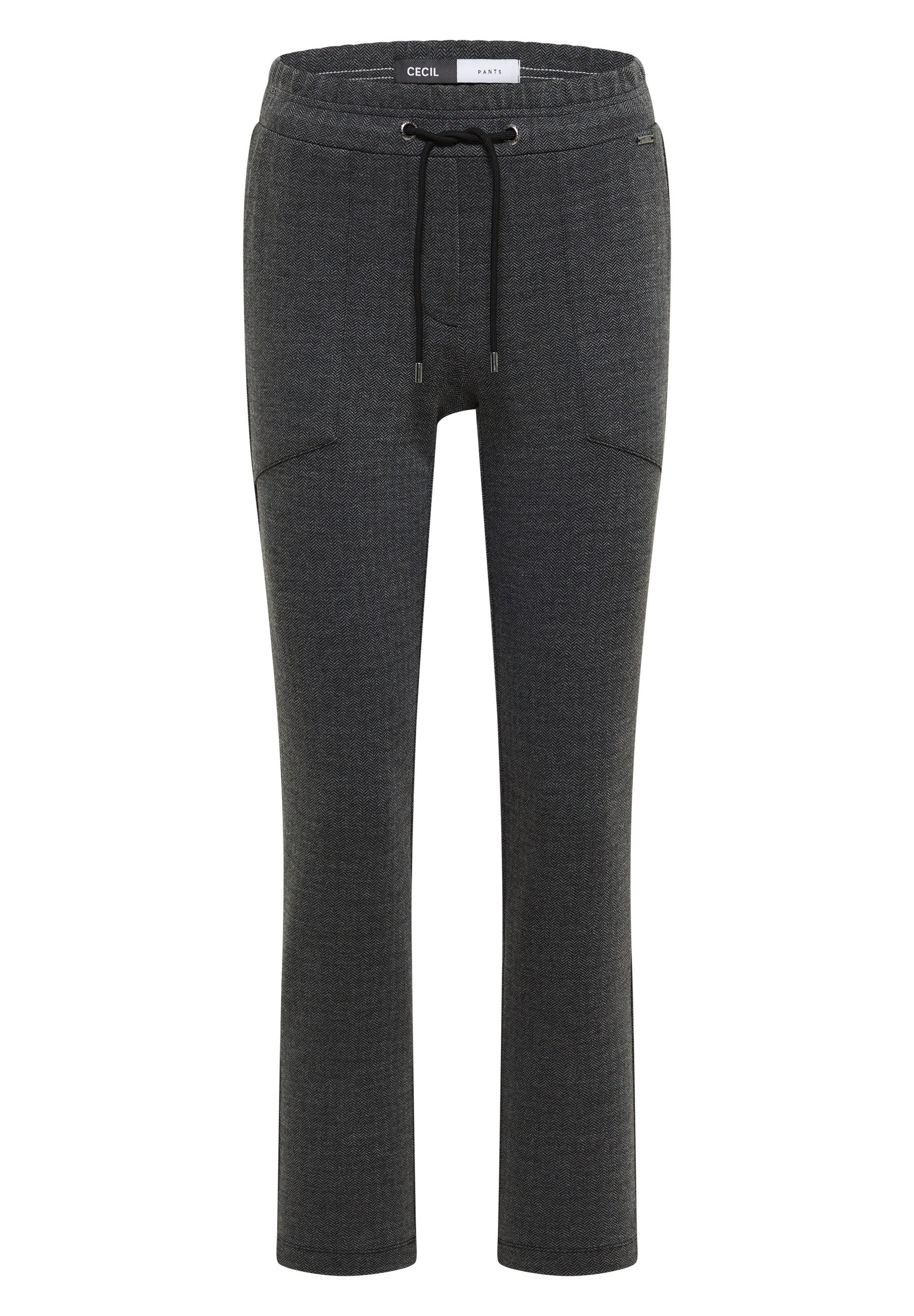 CECIL Stoffhose Style Tracey mit Gummibund und Kordelzug