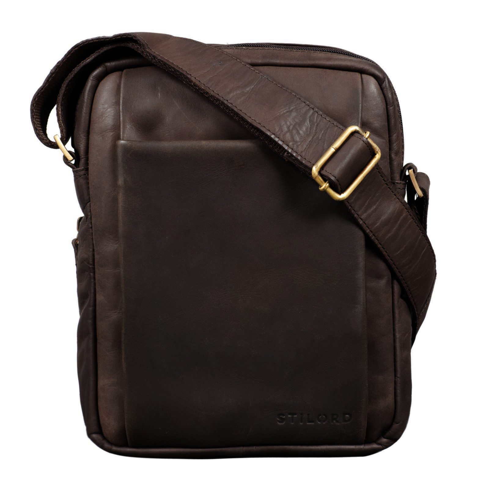 STILORD Schultertasche "Harry" Vintage Schultertasche Männer Leder