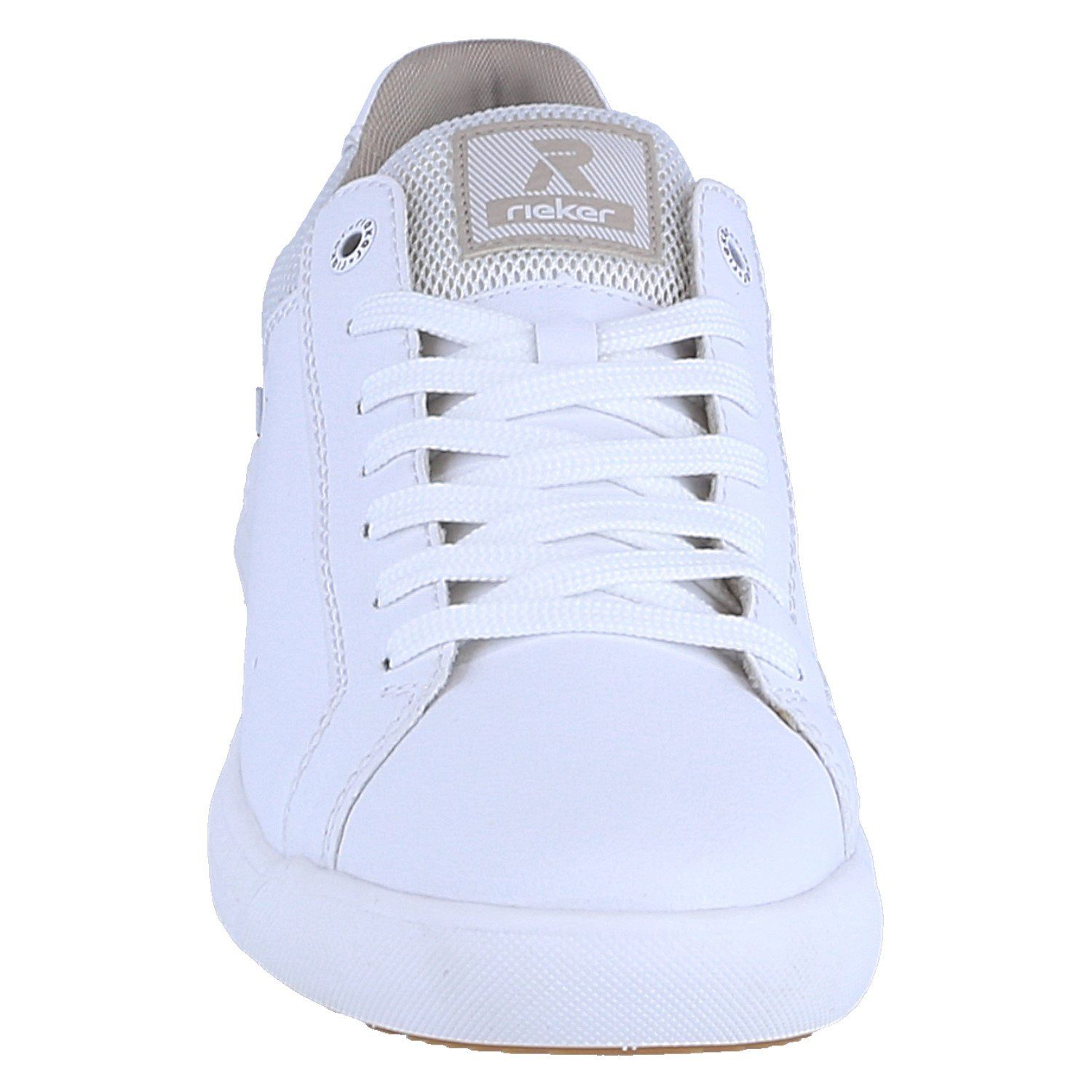 Rieker (Glattleder) W1100-80 weiss Damen Sneaker – Bild 4 von 5