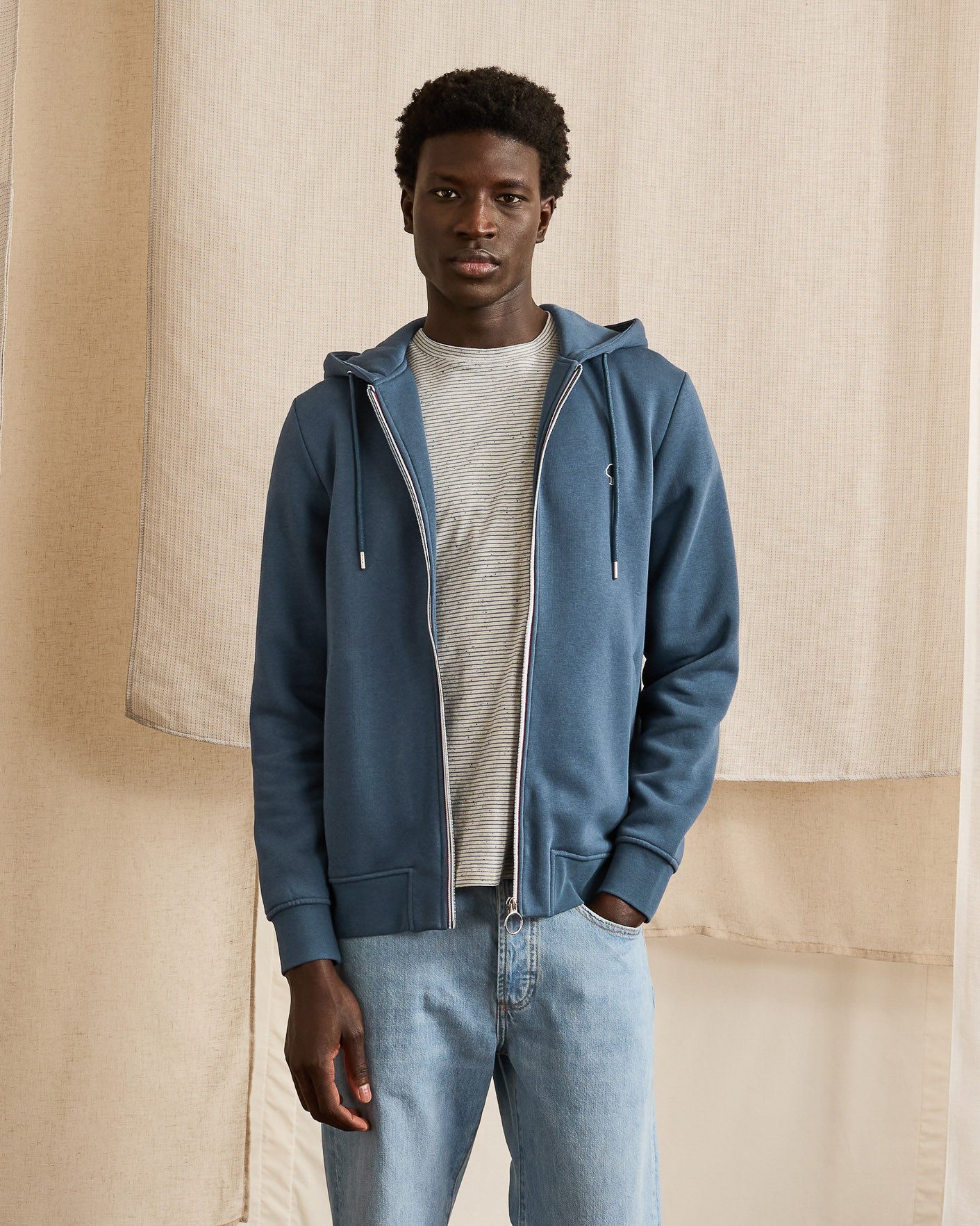 FAGUO Kapuzensweatjacke Mesnil Knit