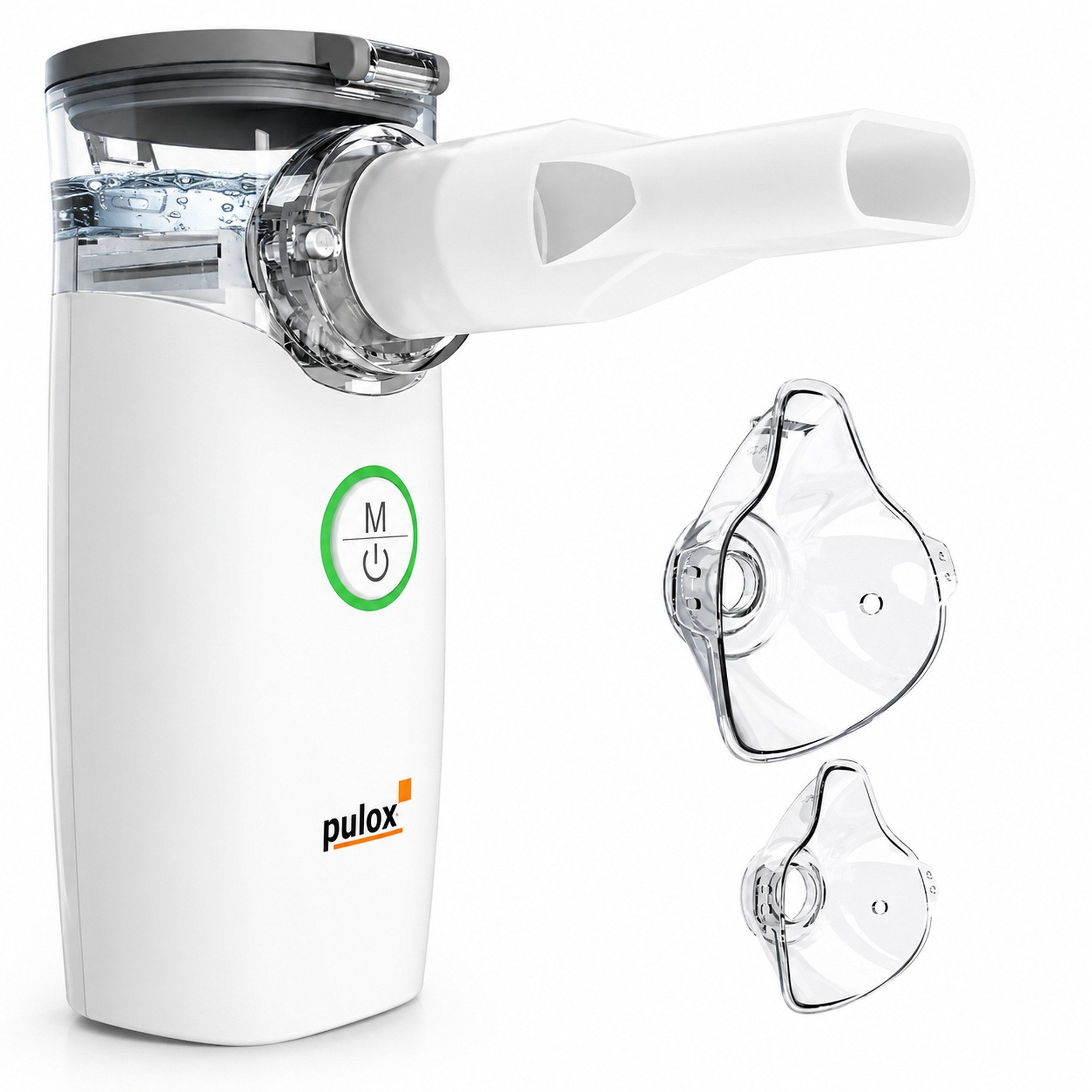 pulox Inhalator IN-100 - Elektrischer Nebulizer Vernebler mit Akkubetrieb