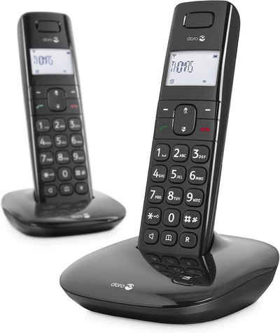 Doro Comfort 1010 Duo DECT-Telefon (Mobilteile: 2, Festnetz, Höhrgerätekompartibel)
