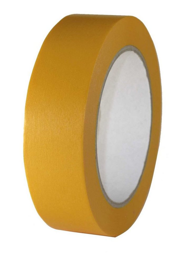 Thumbnail - varivendo Kreppband 4 Rollen Maler Goldband 30mm x 50m (Rollen, 4-St., Maler-Goldband) Kreppband malerklebeband malerkre...