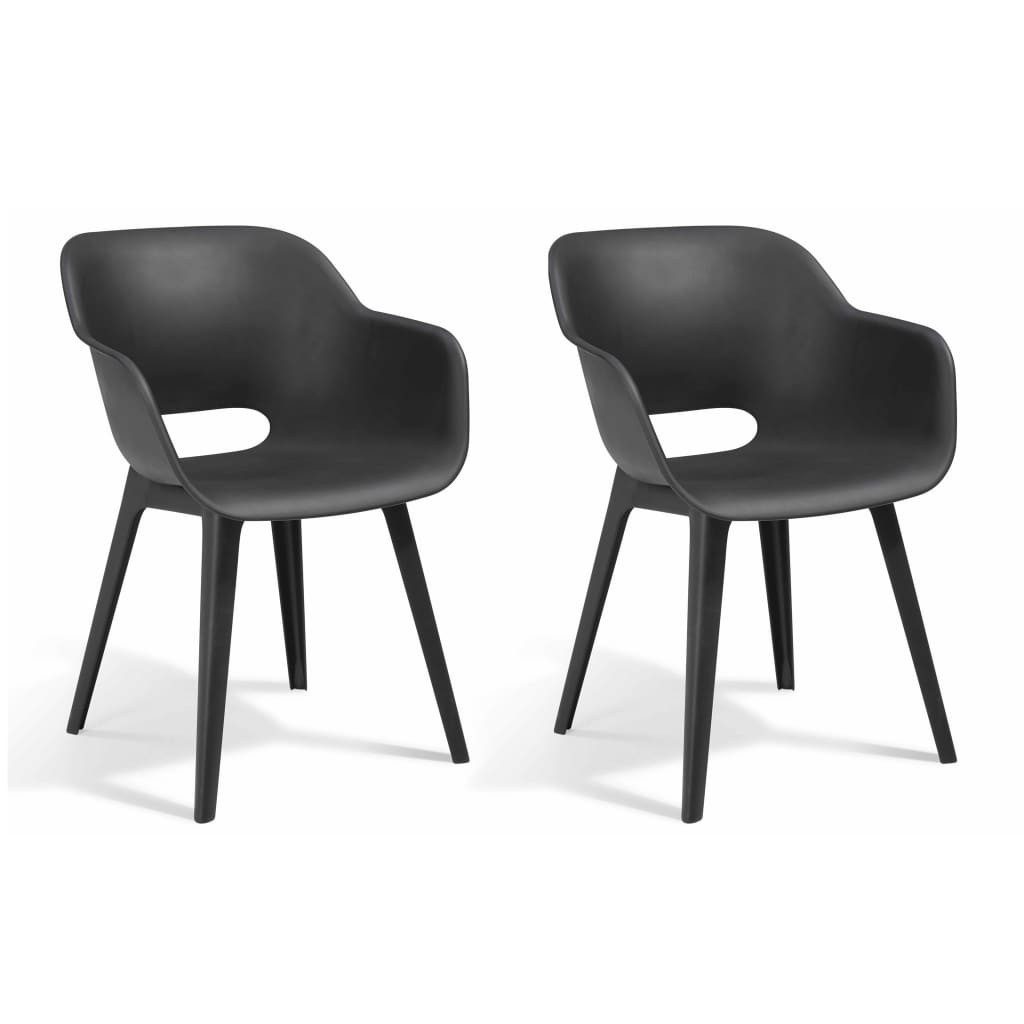 Keter Gartenstuhl Gartenstühle Akola 2 Stk. günstig online kaufen