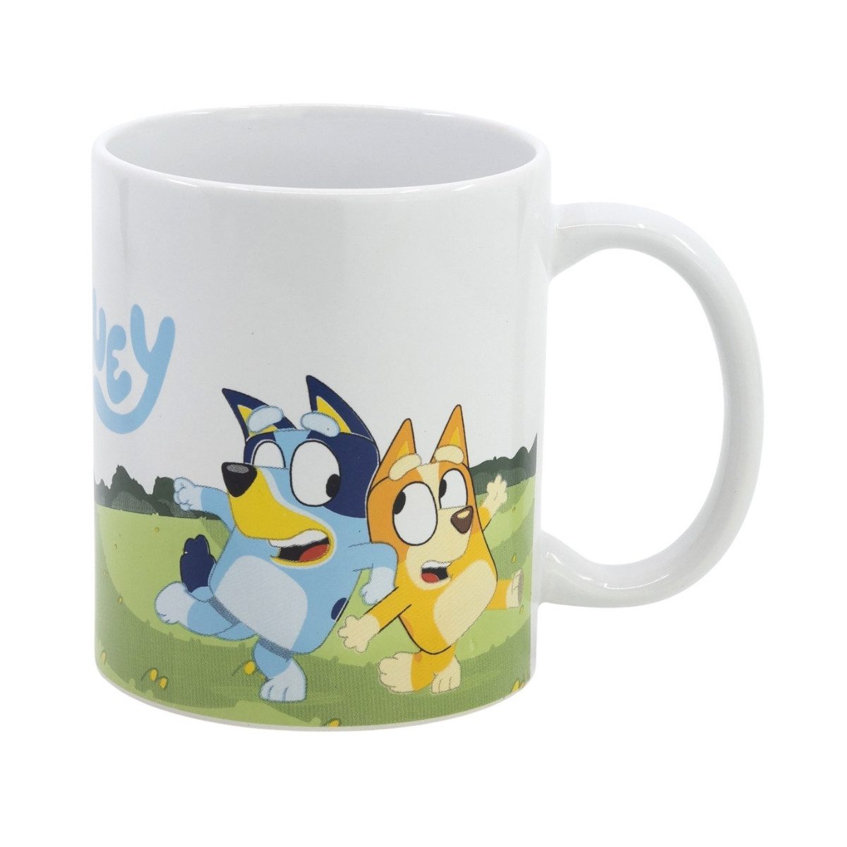 Bluey Tasse Walk Becher 325 ml für Kaffee Tee Kakao und Sammlung, Keramik