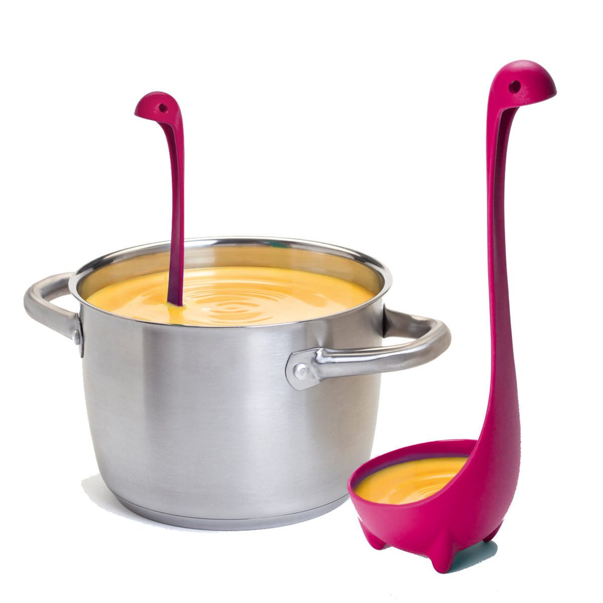 JATrade Suppenkelle NESSI Suppenkelle, Lochness Kelle, Loch Ness Schöpfkelle, Suppenkelle, Suppenlöffel, Saucenlöffel, Saucenkelle, Löffel, Geschenk