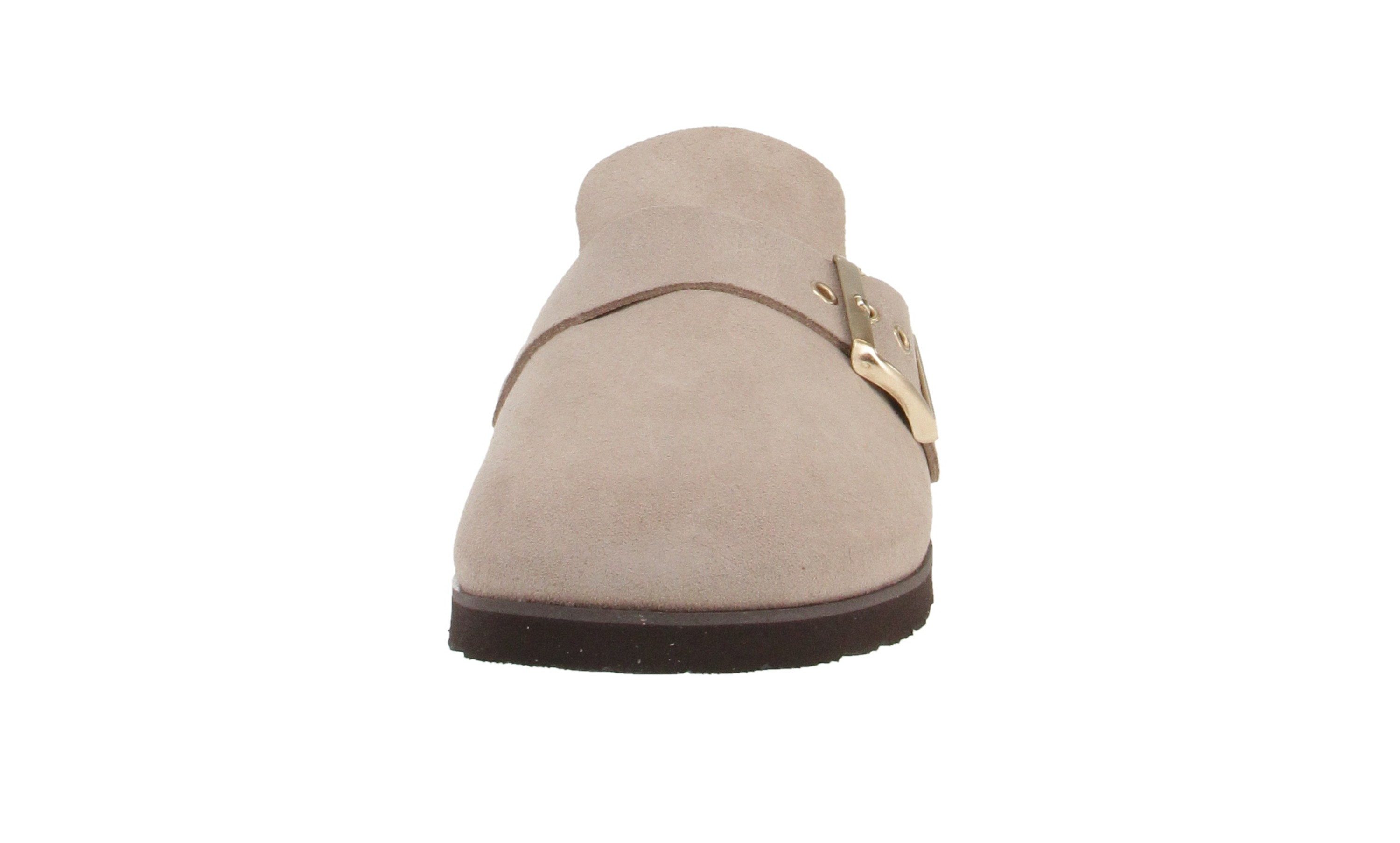 GENUINS Genuins G104346 Izar Velour - Damen Schuhe Hausschuhe - Sand Hausschuh