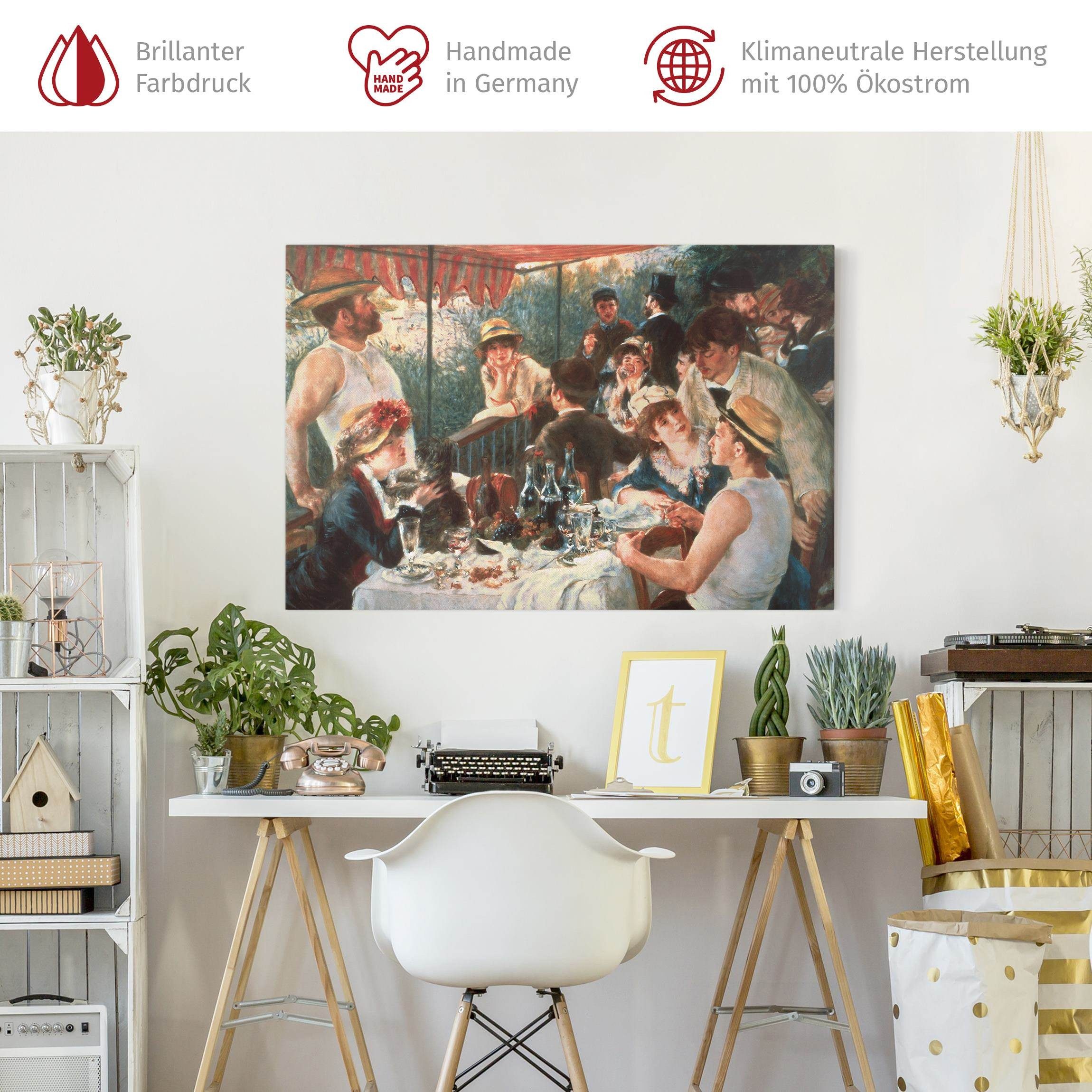 Bilderdepot24 Leinwandbild Kunstdruck Auguste Renoir Frühstück günstig online kaufen