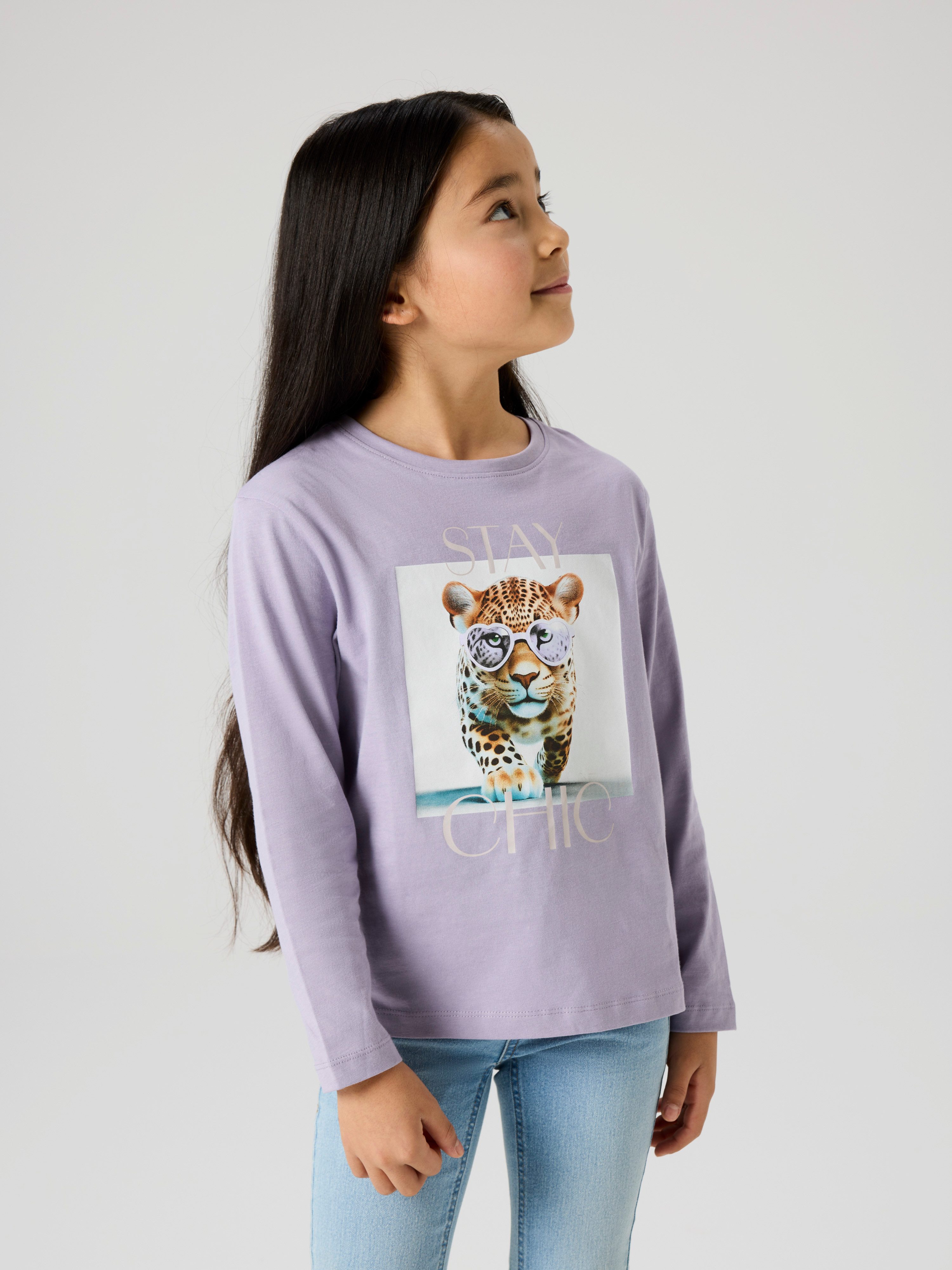 Name It Langarmshirt NKFVOTEA LS NREG TOP Baumwolle, regular fit, Fotodruck – Bild 2 von 5