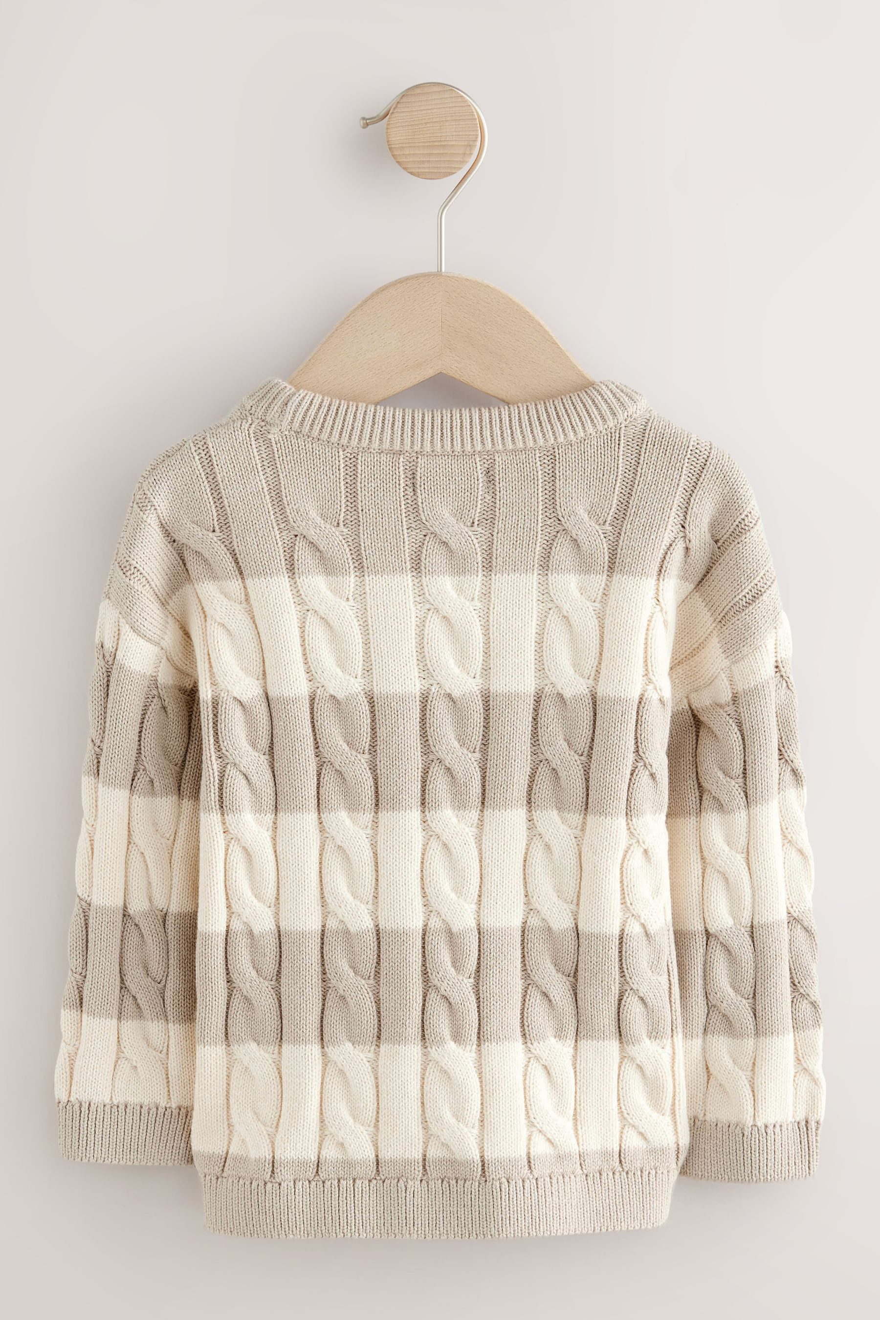 Next Rundhalspullover Rundhals-Pullover mit Zopfstrickmuster + günstig online kaufen