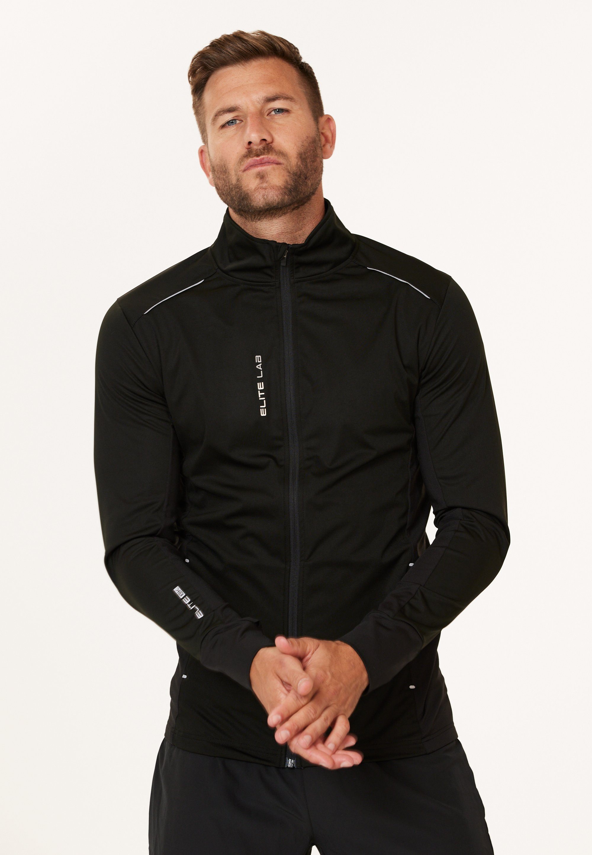 ELITE LAB Laufjacke Heat X1 Funktion wasser- winddichter mit schwarz und Elite