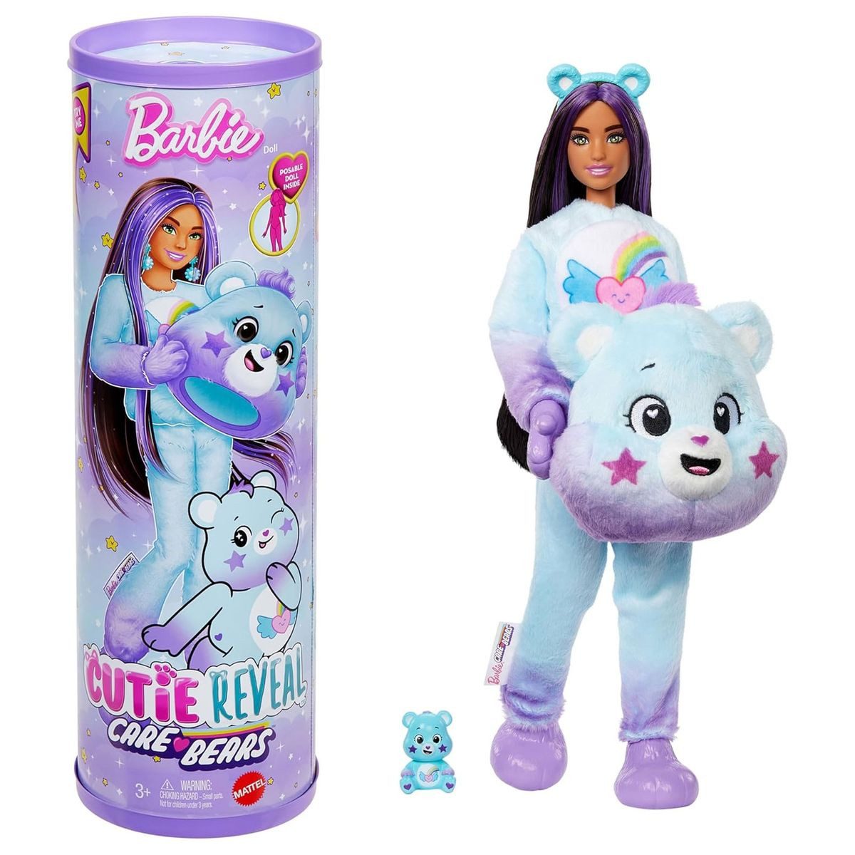 Mattel® Puppen Accessoires-Set Mattel JFV61 Barbie Glücksbärchi Puppe + Dre günstig online kaufen