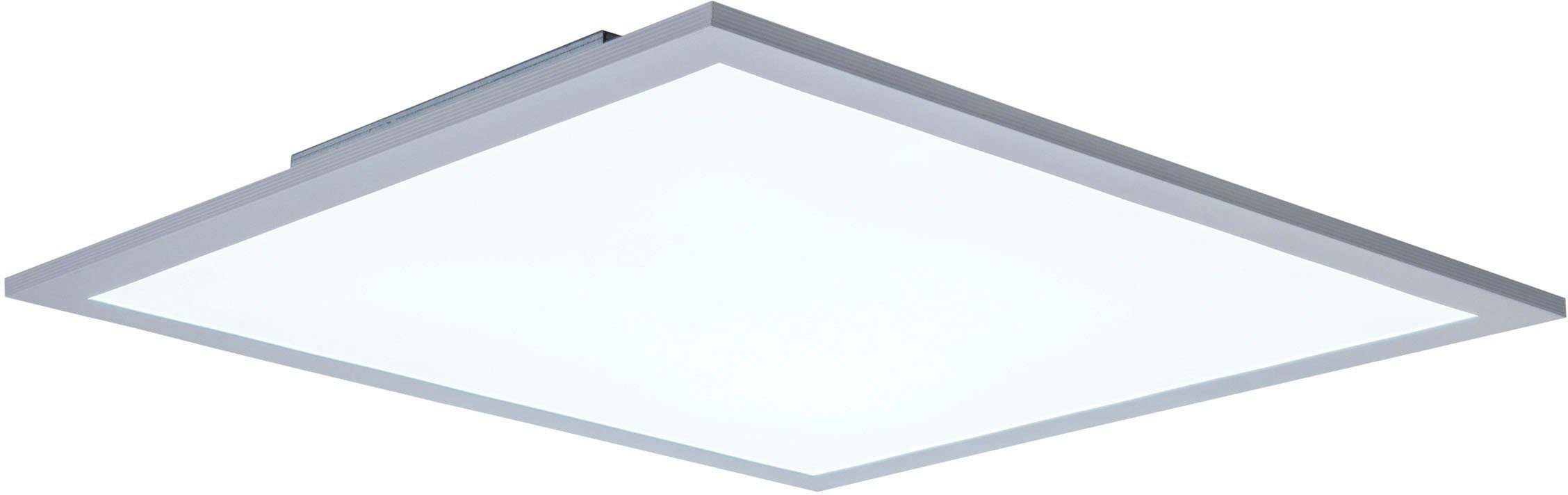 näve LED LED, 45x45cm, Lichtfarbe H: Nicola, weiß 6cm, fest Aufbaupanel neutralweiß integriert, Panel Neutralweiß, LED 120