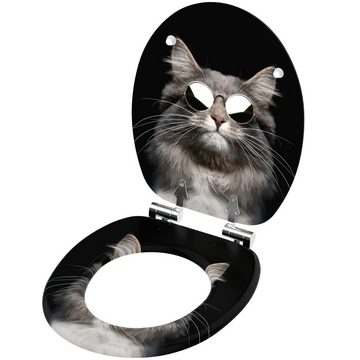 Sanilo WC-Sitz Cool Cat, universell, leichte Montage, hochwertig & modern