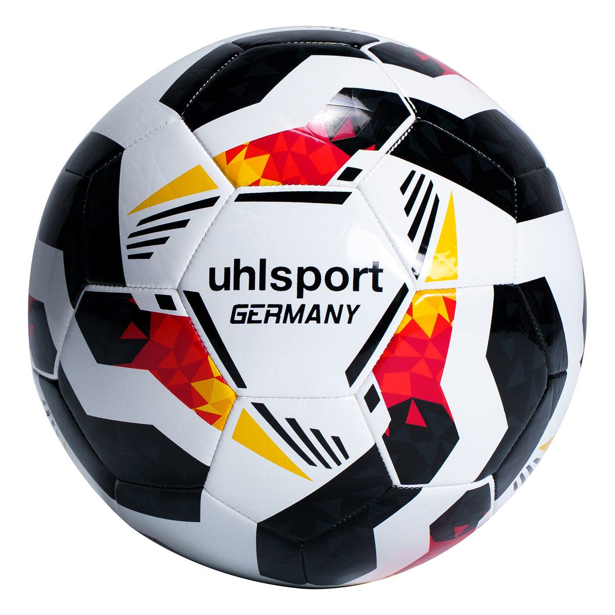 uhlsport Fußball Nation Ball schwarz/rot/gelb