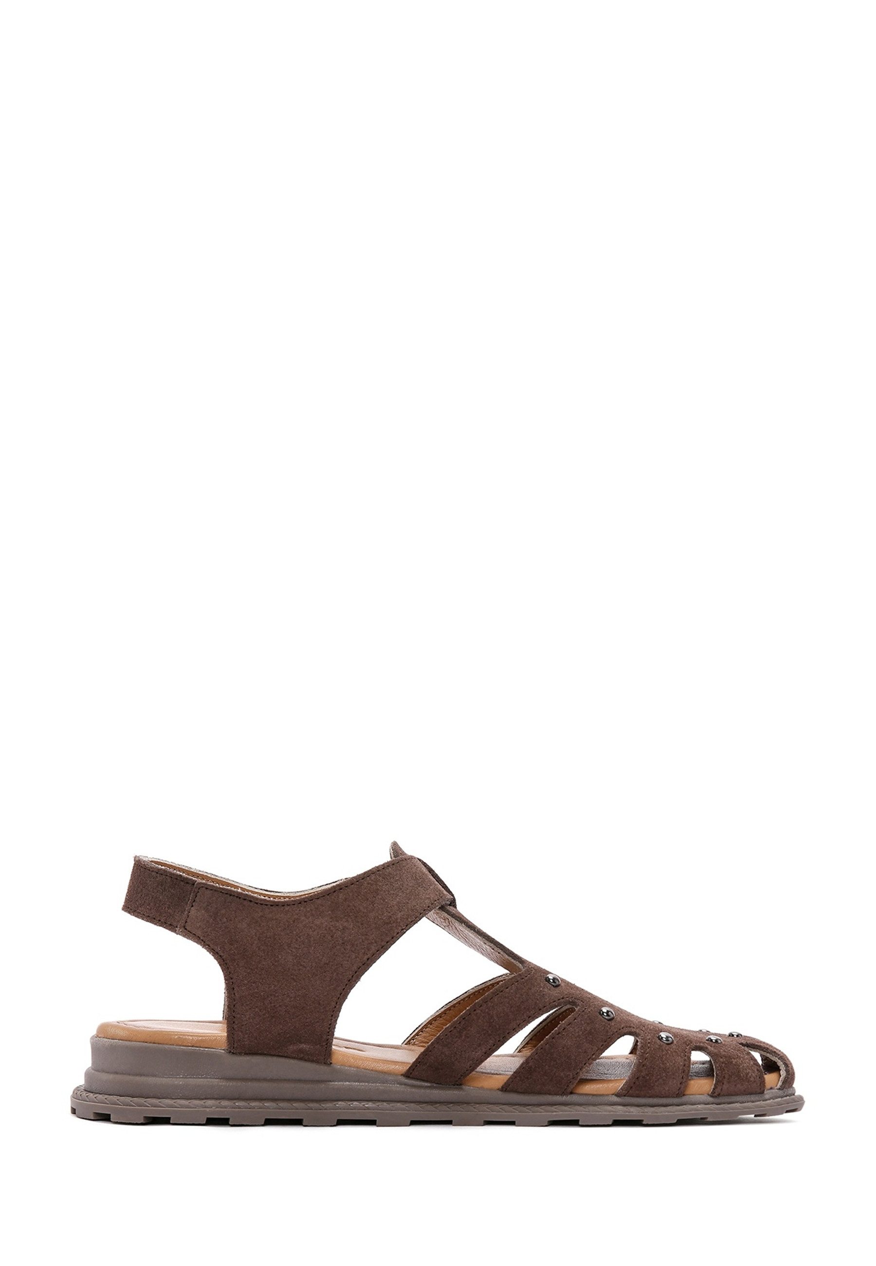 Derimod Sandalen aus Veloursleder Sandale günstig online kaufen