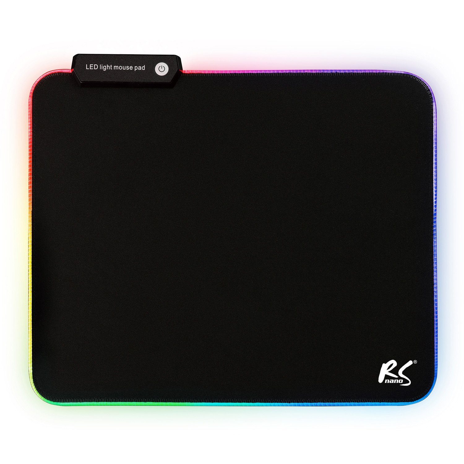 NanoRS Gaming Mauspad RS704, LED RGB Beleuchtung, Anti-Rutsch Unterseite, 30x25cm