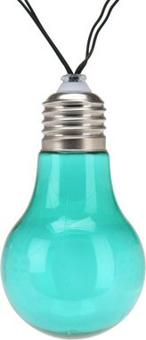 SELF IMPORT AGENCIES LED-Lichterkette Bunt, Bunt, Solarbetrieben, 10 LED´s, 380 cm